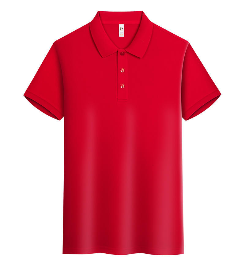 TSA6688 50% Cotton  45% Polyester  5% Spandex Short-Sleeved Polo Shirt