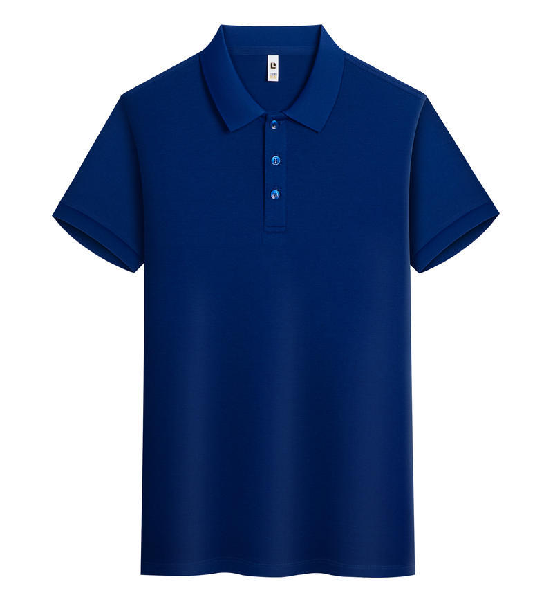 TSA6688 50% Cotton  45% Polyester  5% Spandex Short-Sleeved Polo Shirt