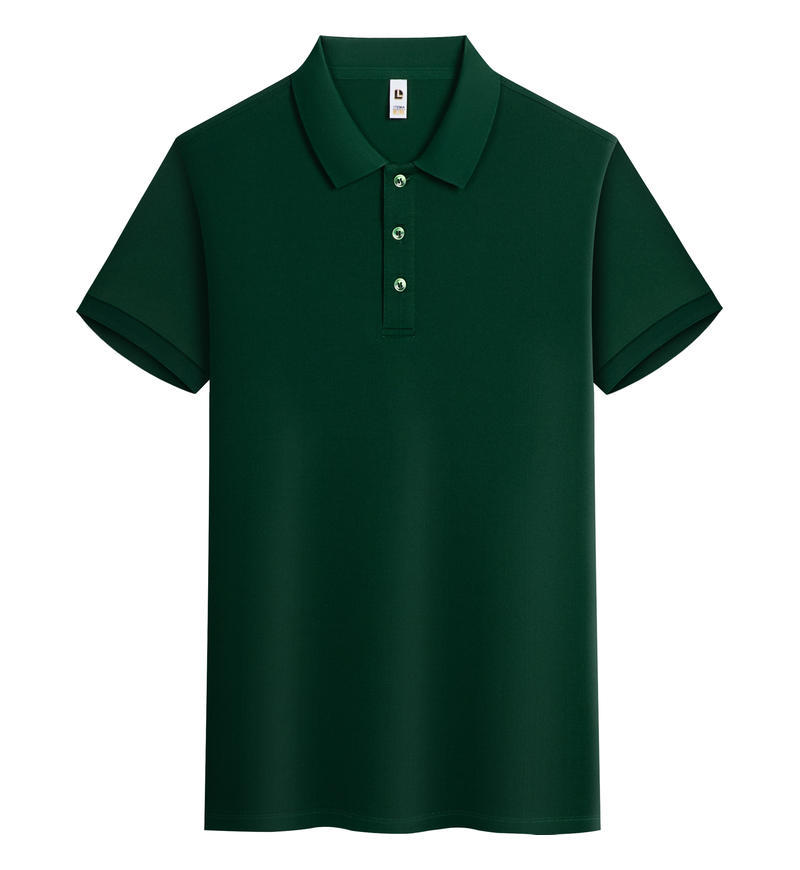 TSA6688 50% Cotton  45% Polyester  5% Spandex Short-Sleeved Polo Shirt