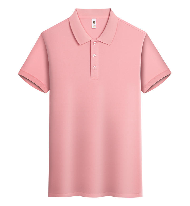 TSA6688 50% Cotton  45% Polyester  5% Spandex Short-Sleeved Polo Shirt