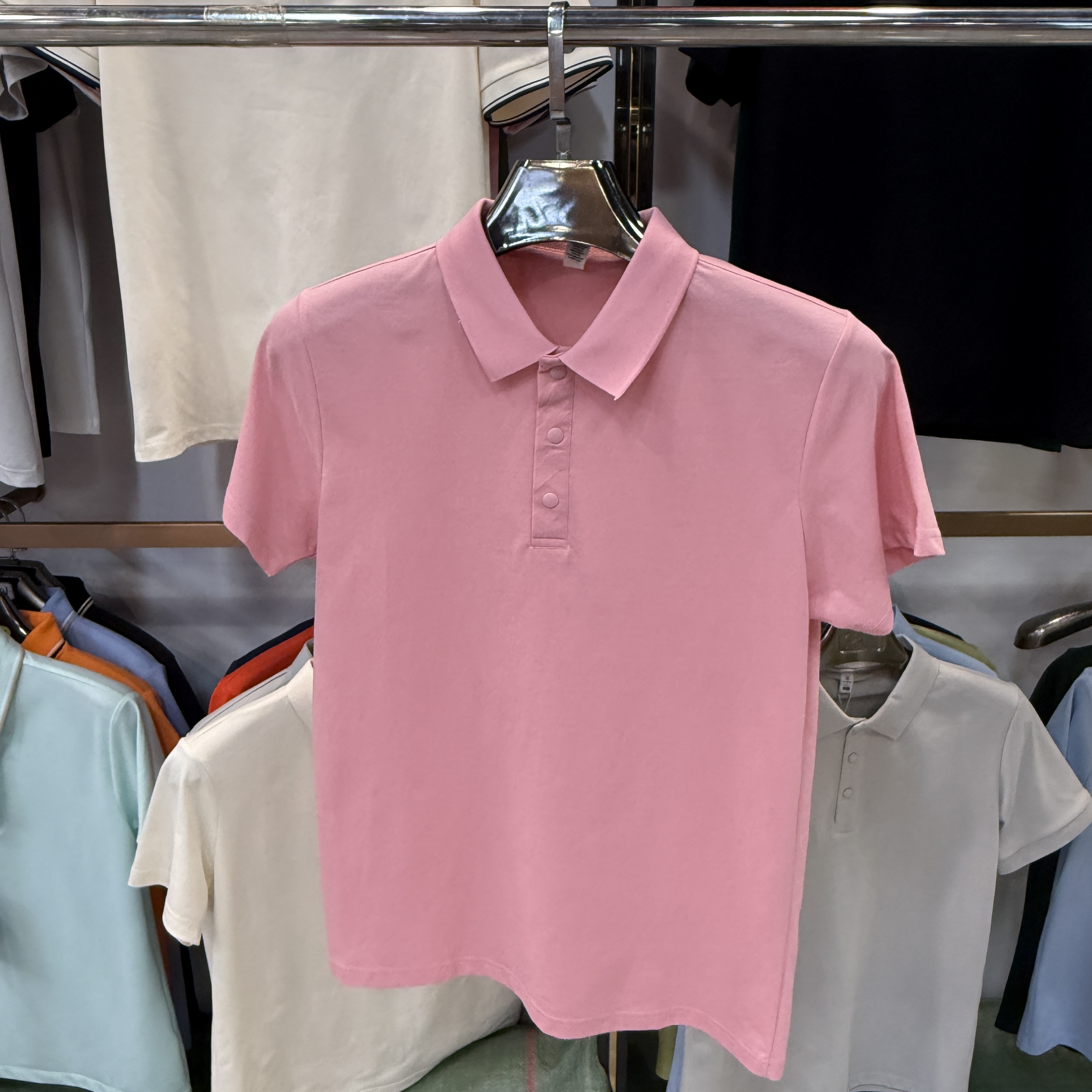 TSU101 50% Cotton 50% T400 Short-Sleeved Polo Shirt