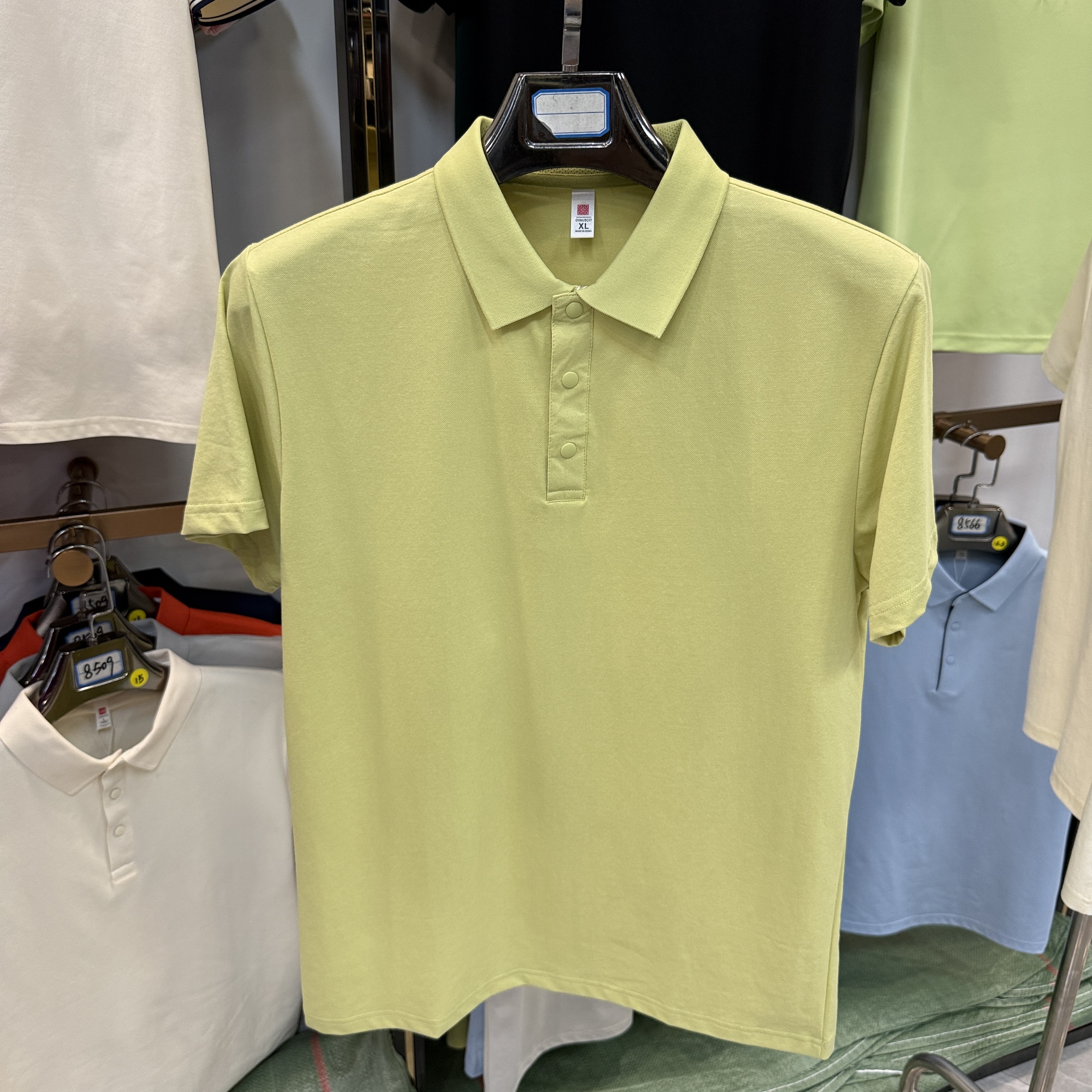 TSU101 50% Cotton 50% T400 Short-Sleeved Polo Shirt