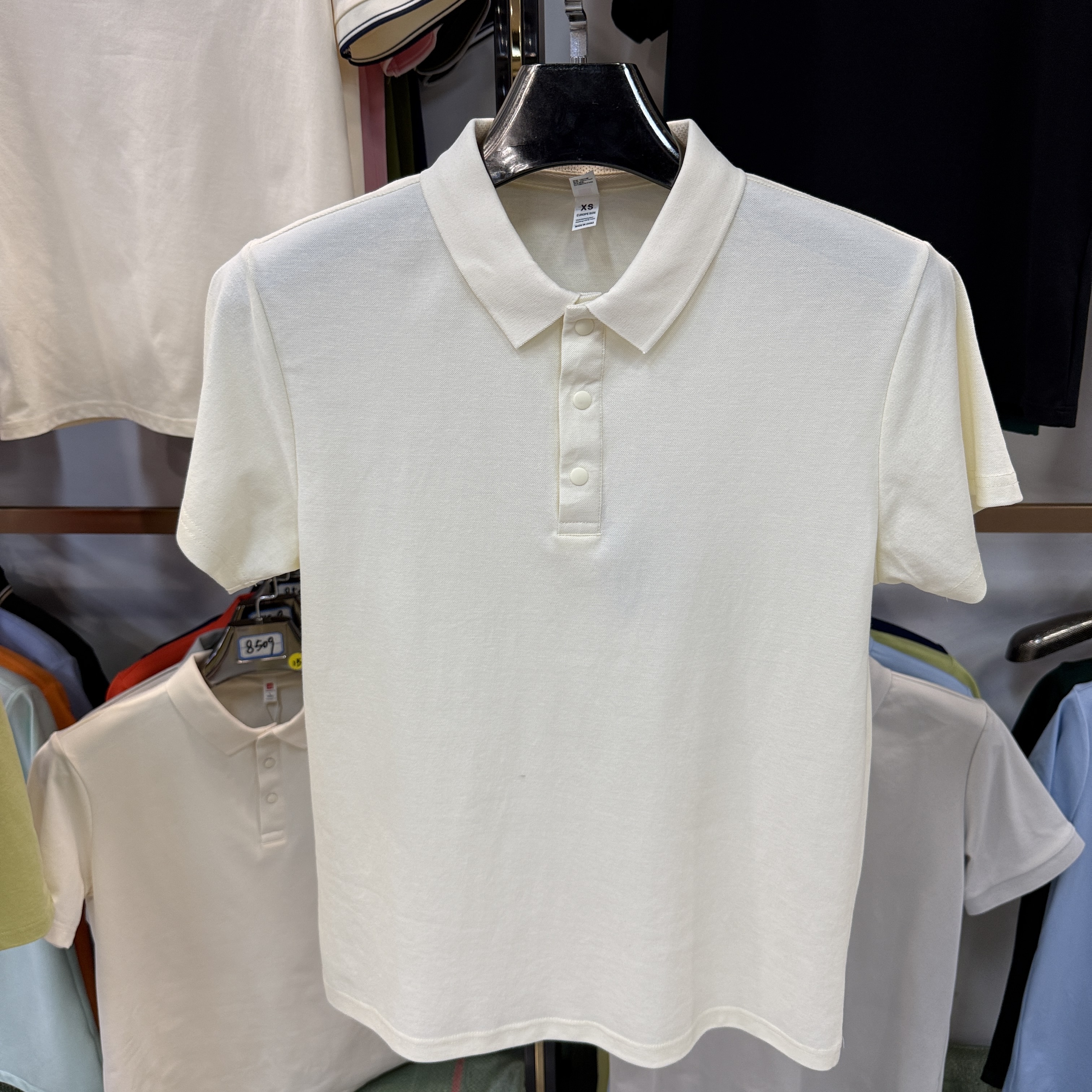 TSU101 50% Cotton 50% T400 Short-Sleeved Polo Shirt