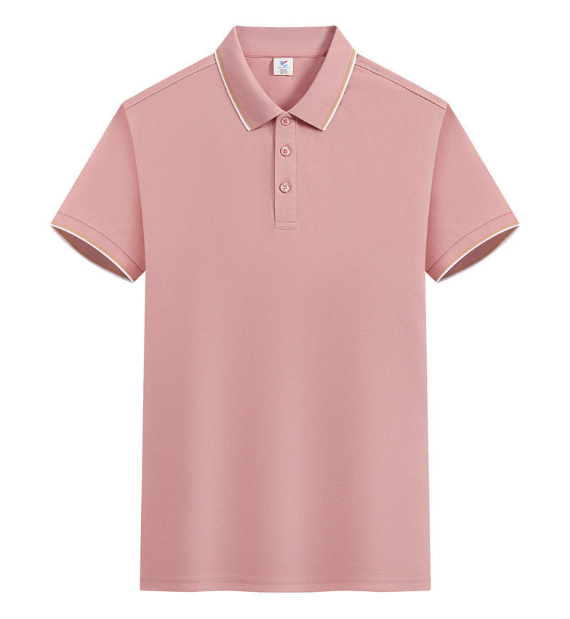 TSK916 50% Ice Silk 50% Plant Fiber Short-Sleeved Polo Shirt