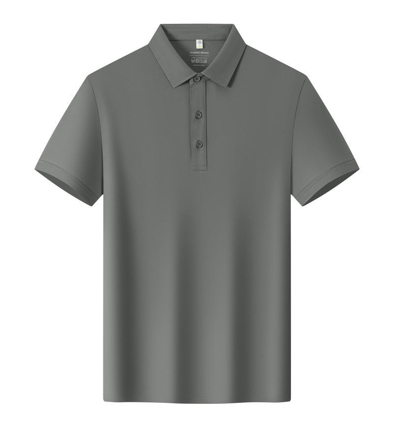 TST1 68% Cotton 27% Polyester 5% Spandex Short-Sleeved Polo Shirt