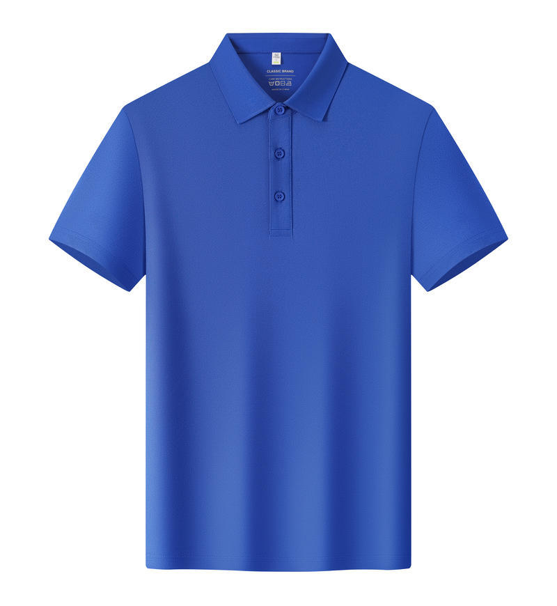 TST1 68% Cotton 27% Polyester 5% Spandex Short-Sleeved Polo Shirt