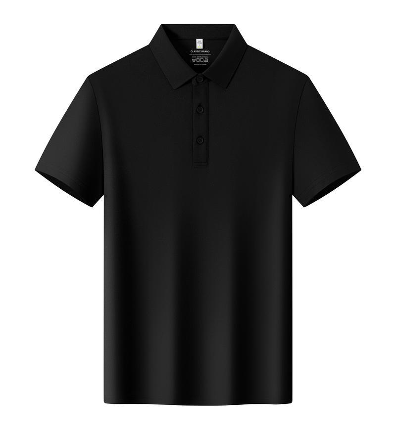 TST1 68% Cotton 27% Polyester 5% Spandex Short-Sleeved Polo Shirt