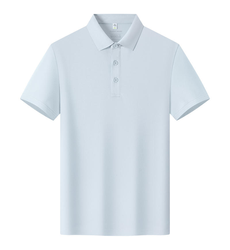 TST1 68% Cotton 27% Polyester 5% Spandex Short-Sleeved Polo Shirt