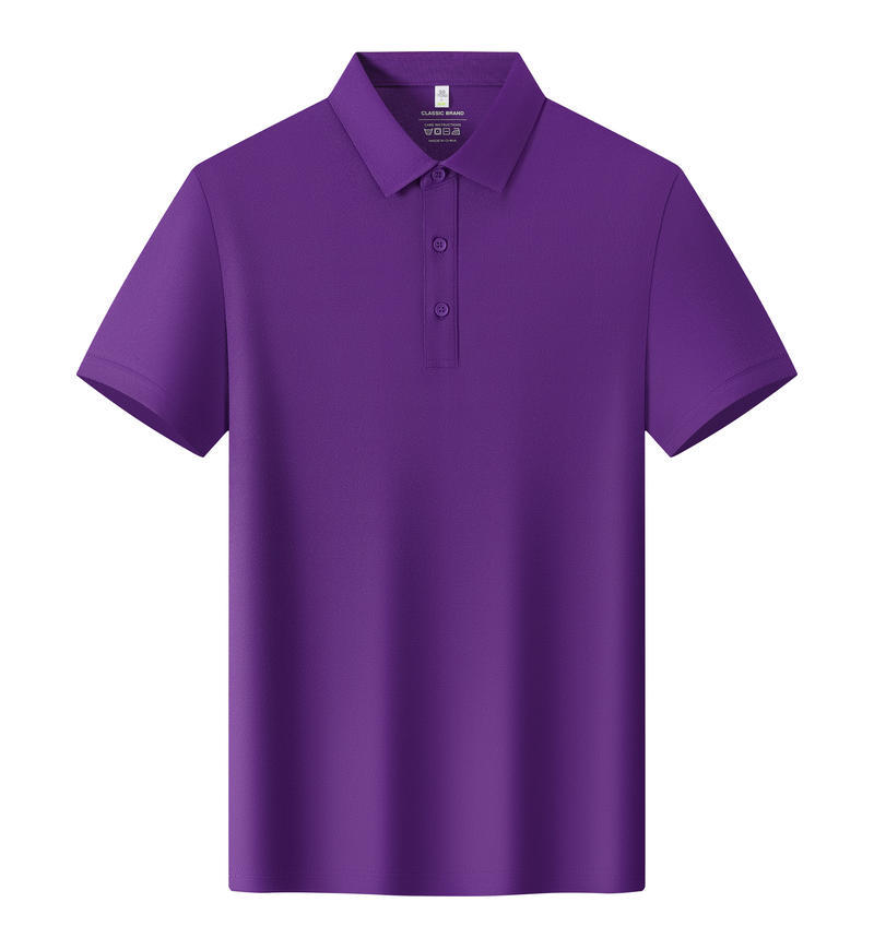 TST1 68% Cotton 27% Polyester 5% Spandex Short-Sleeved Polo Shirt