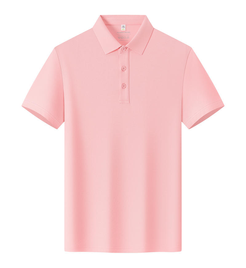TST1 68% Cotton 27% Polyester 5% Spandex Short-Sleeved Polo Shirt