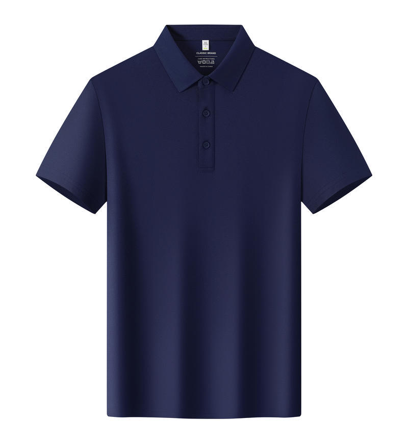 TST1 68% Cotton 27% Polyester 5% Spandex Short-Sleeved Polo Shirt