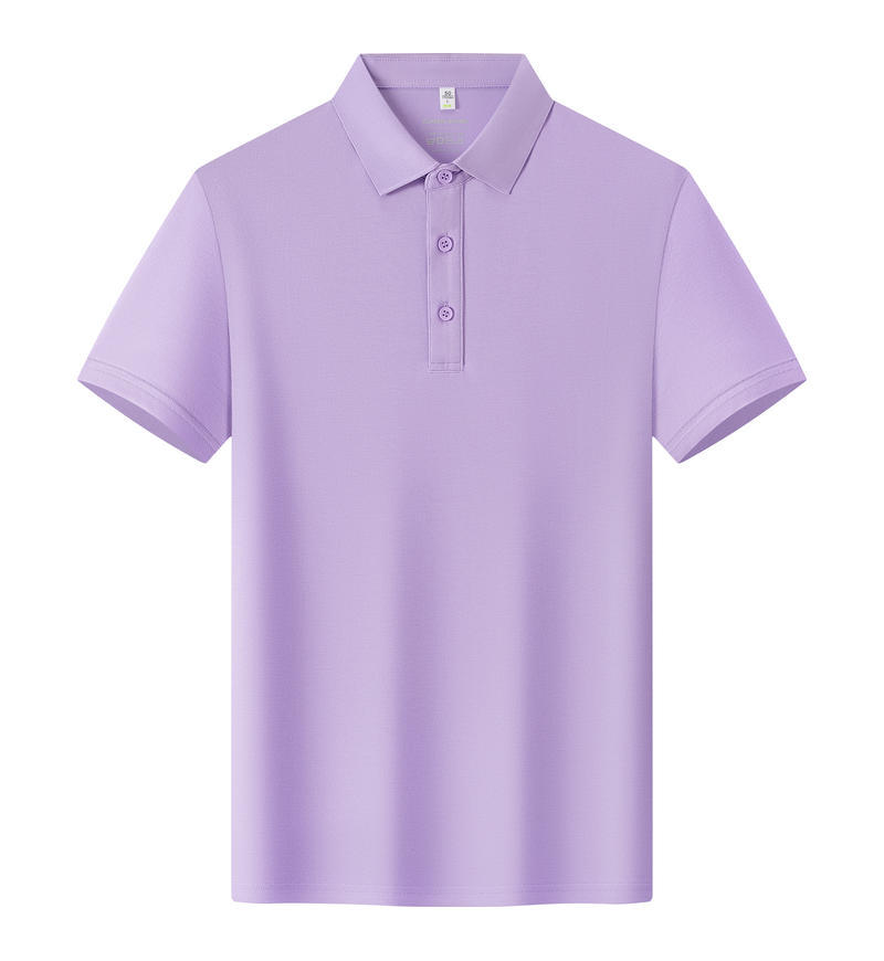 TST1 68% Cotton 27% Polyester 5% Spandex Short-Sleeved Polo Shirt