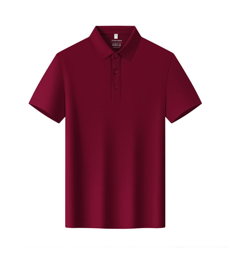 TST1 68% Cotton 27% Polyester 5% Spandex Short-Sleeved Polo Shirt