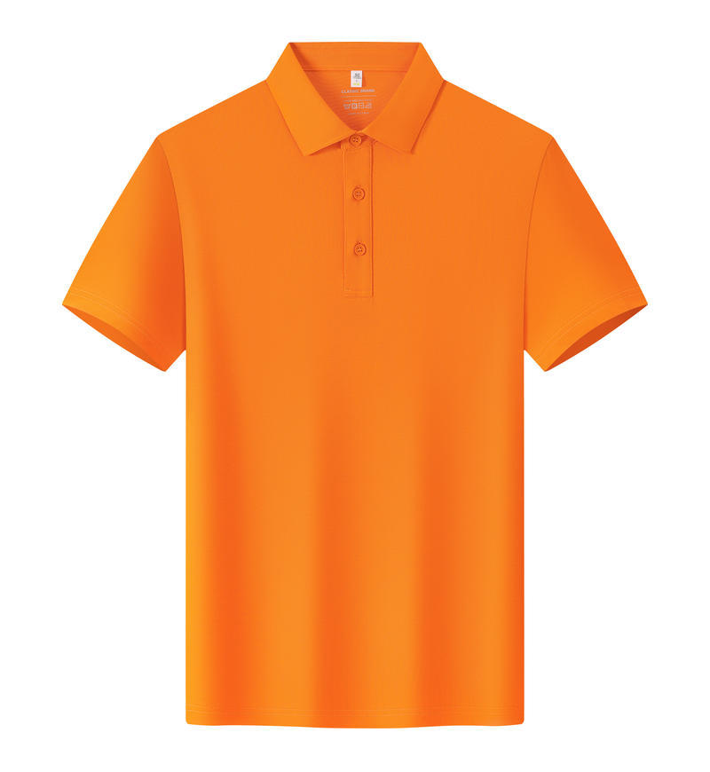 TST1 68% Cotton 27% Polyester 5% Spandex Short-Sleeved Polo Shirt