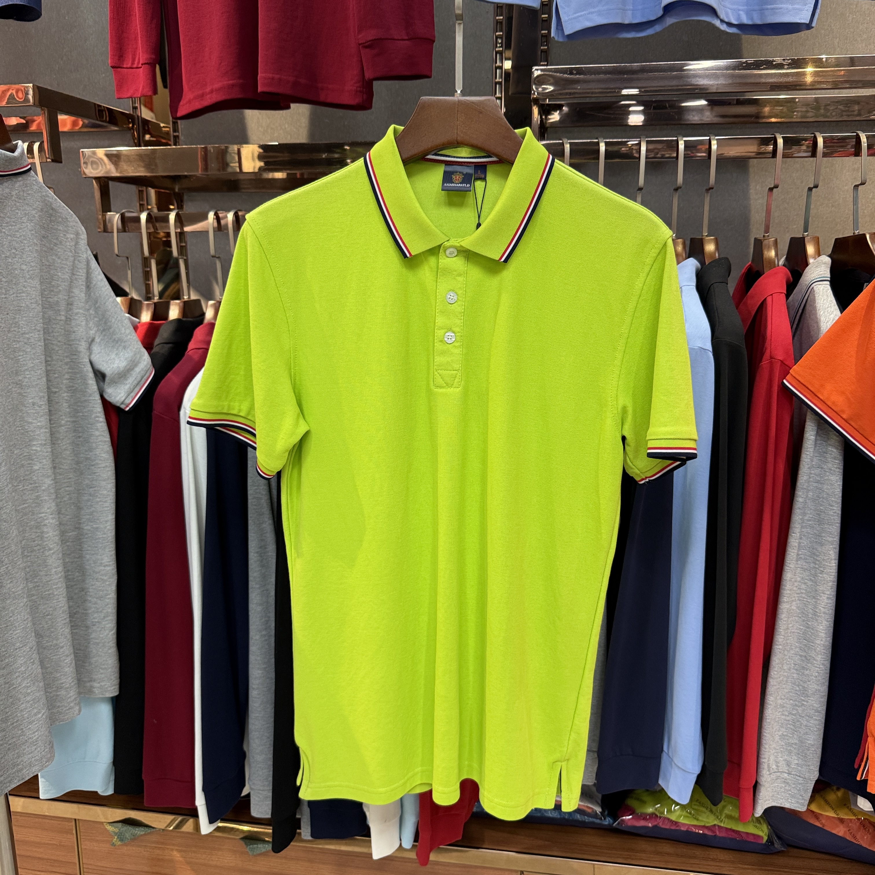 SK8518 80% Cotton  20% Cupro Short-Sleeved Polo Shirt