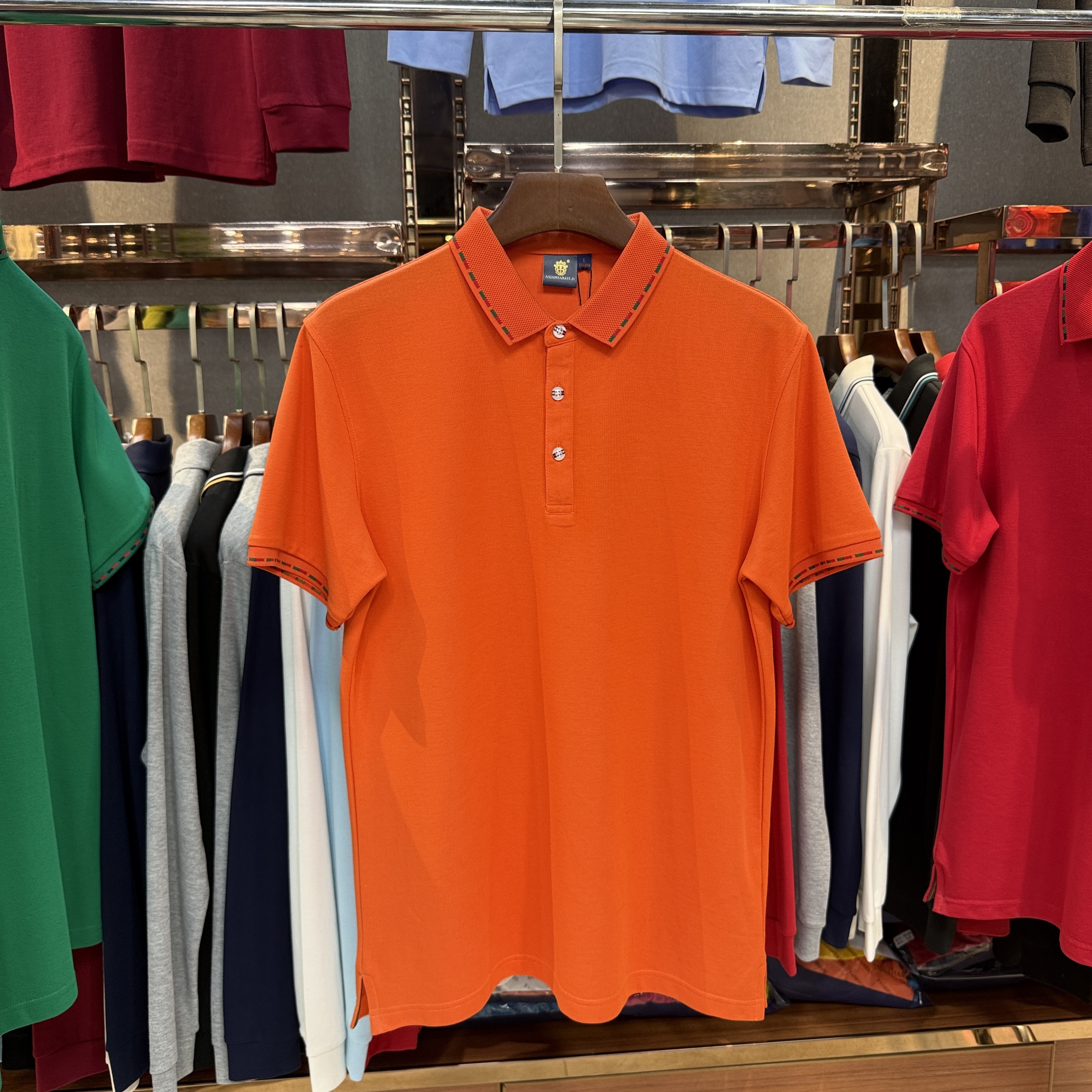 SK8520 80% Cotton  20% Cupro Short-Sleeved Polo Shirt