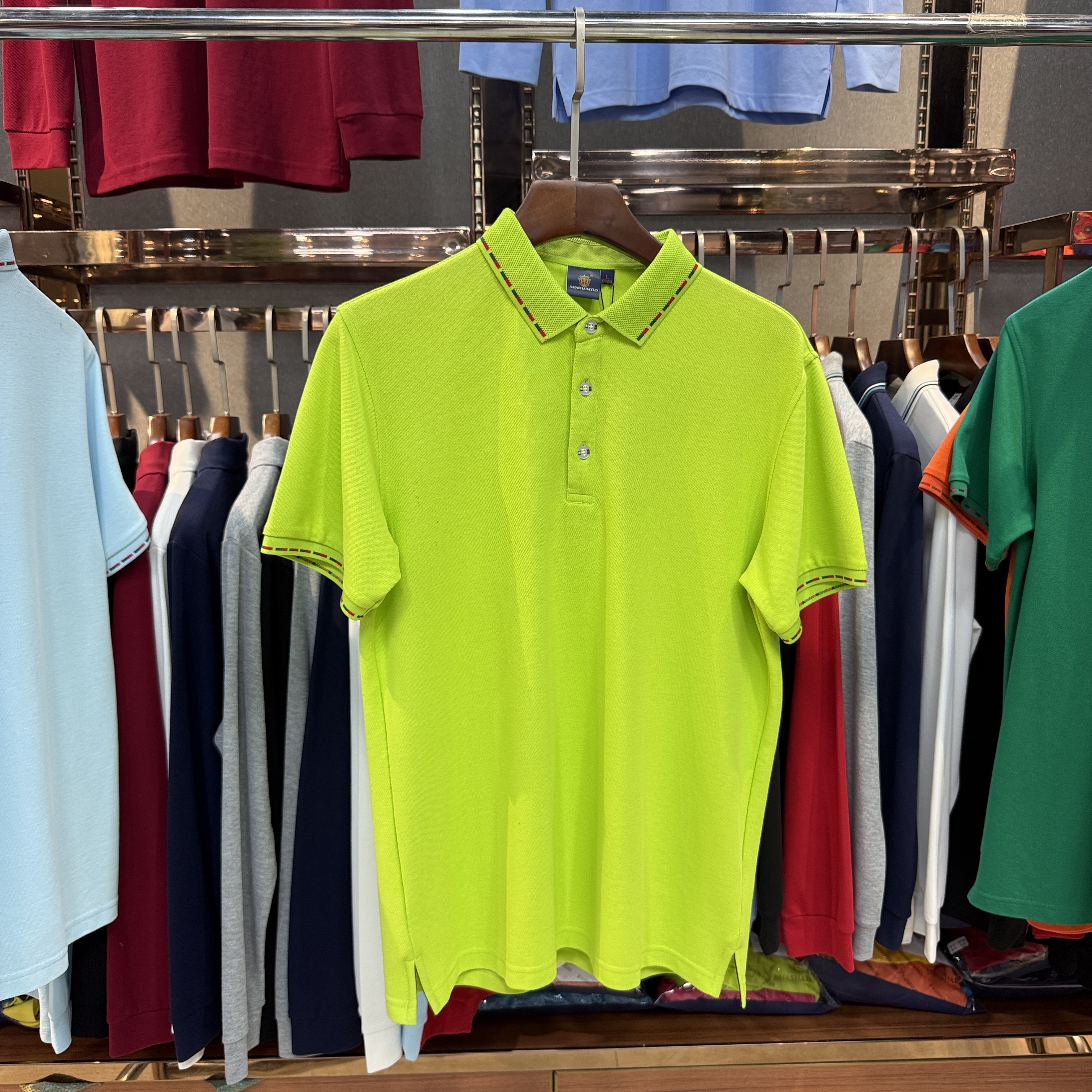 SK8520 80% Cotton  20% Cupro Short-Sleeved Polo Shirt