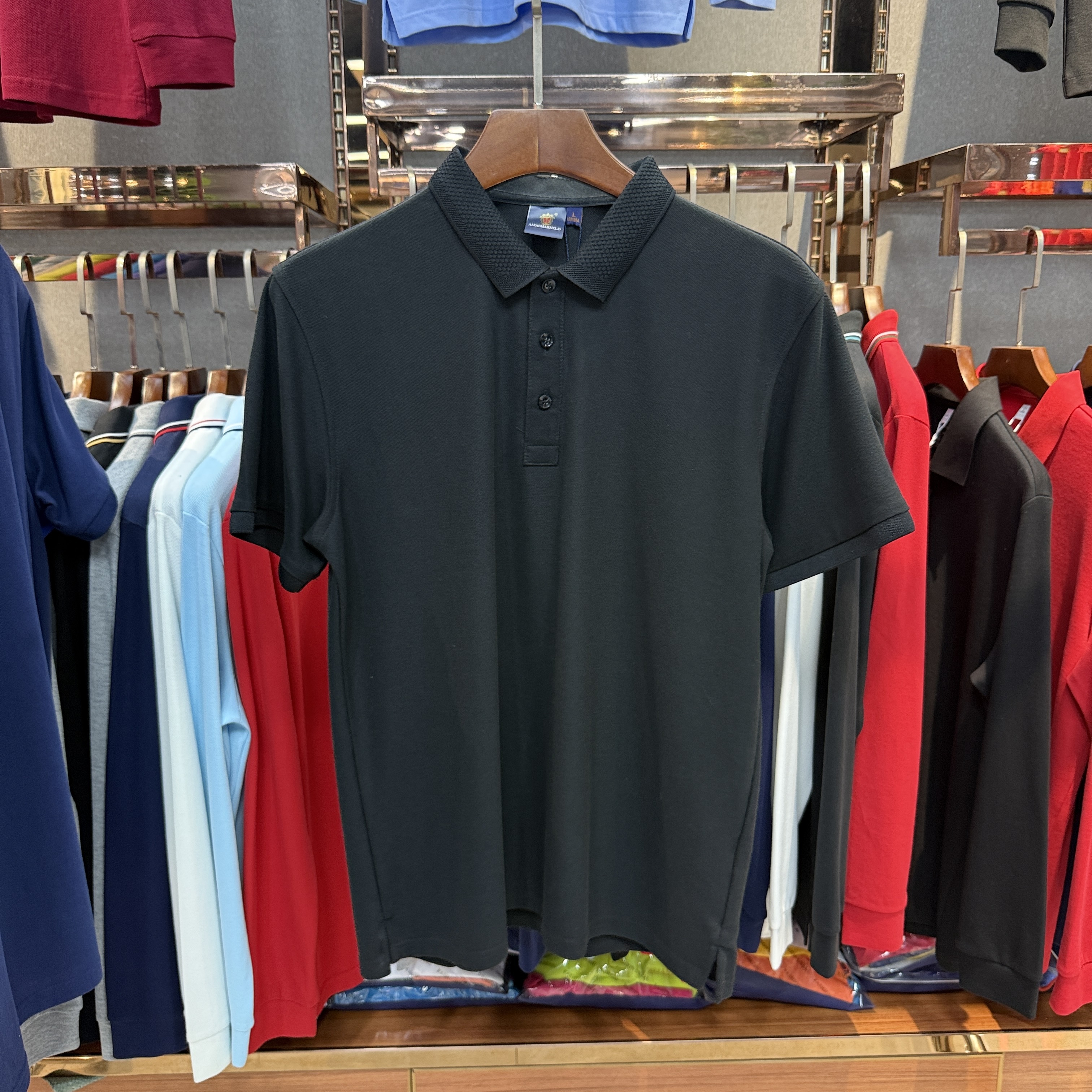 SK8522 80% Cotton  20% Cupro Short-Sleeved Polo Shirt