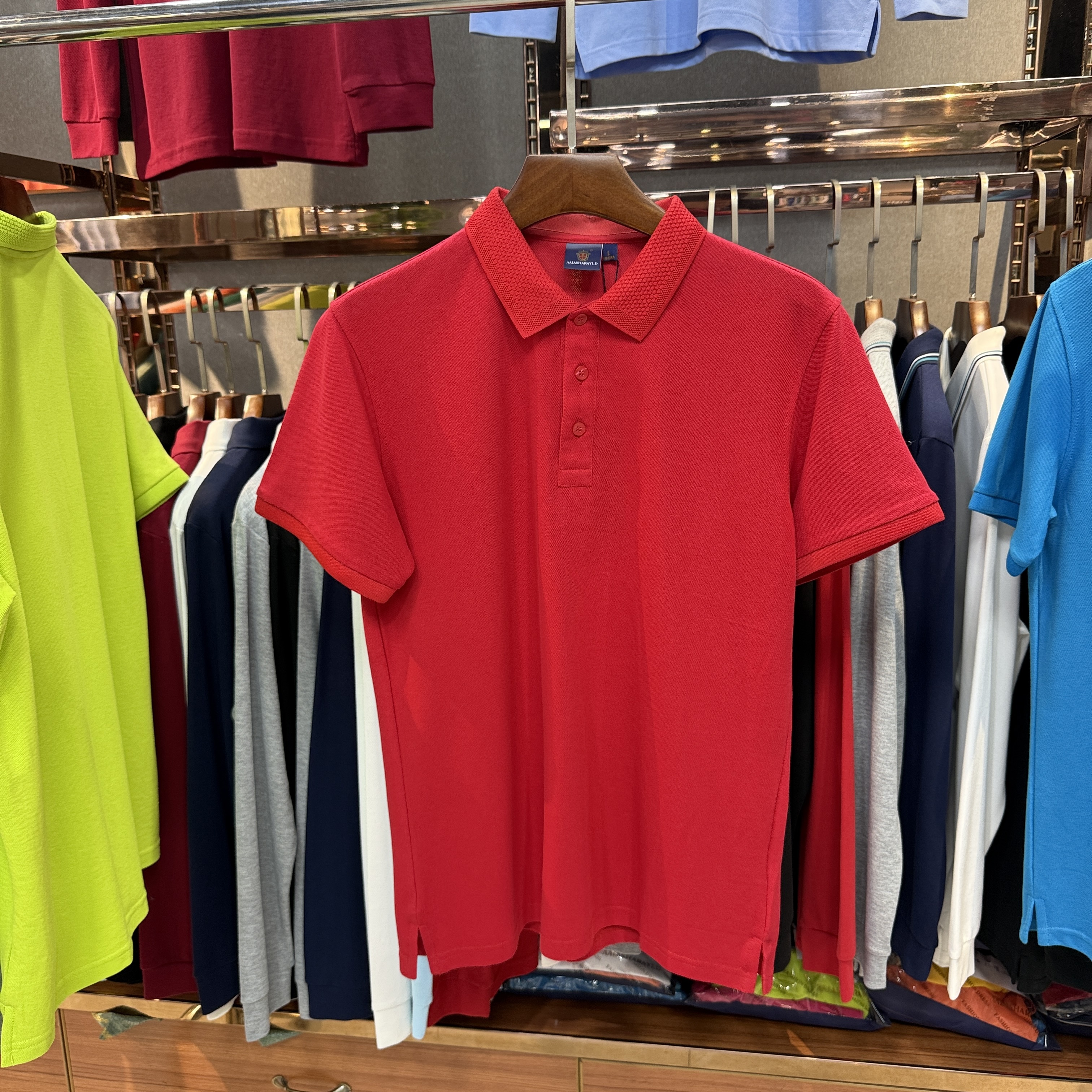 SK8522 80% Cotton  20% Cupro Short-Sleeved Polo Shirt