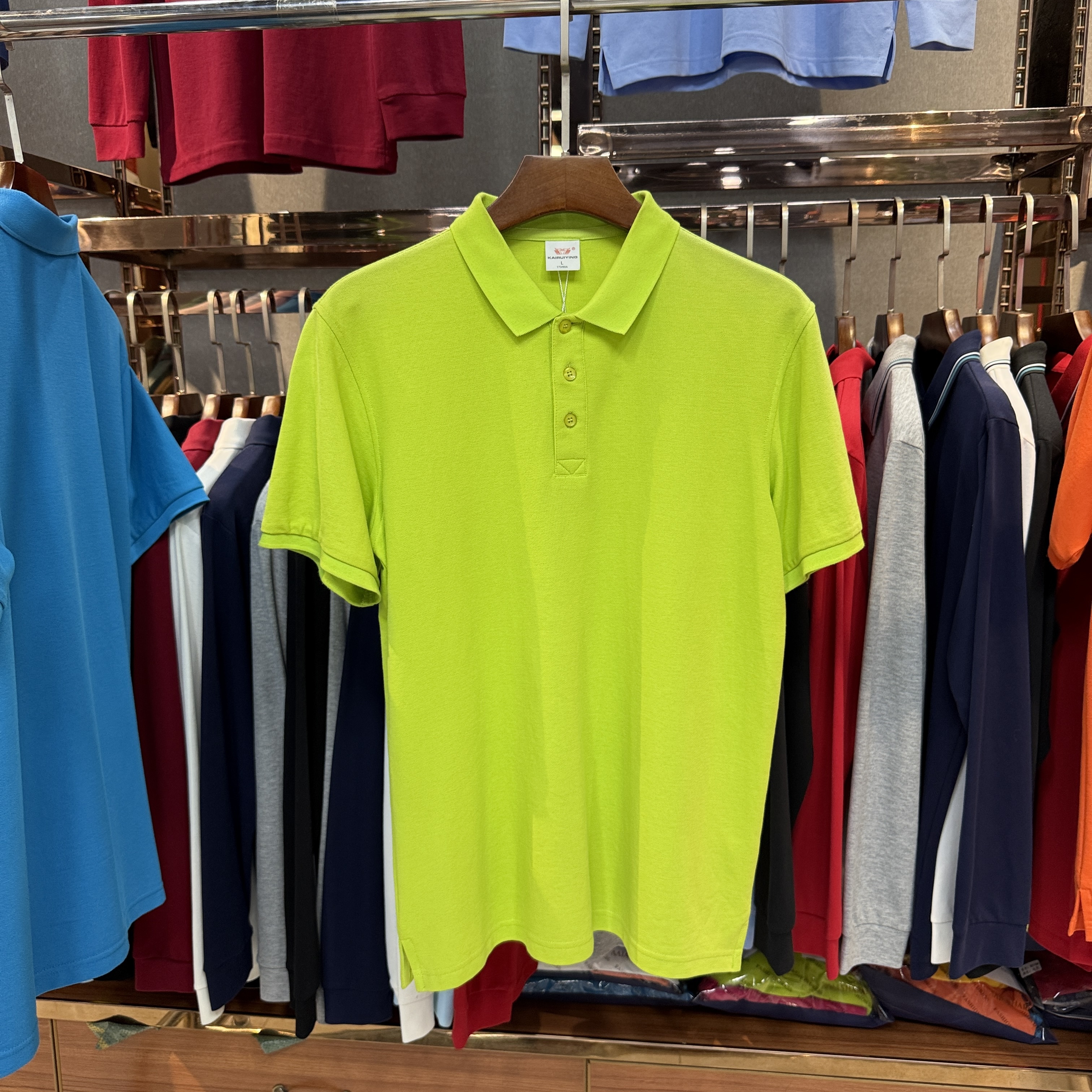 SK8899 80% Cotton  20% Cupro Short-Sleeved Polo Shirt