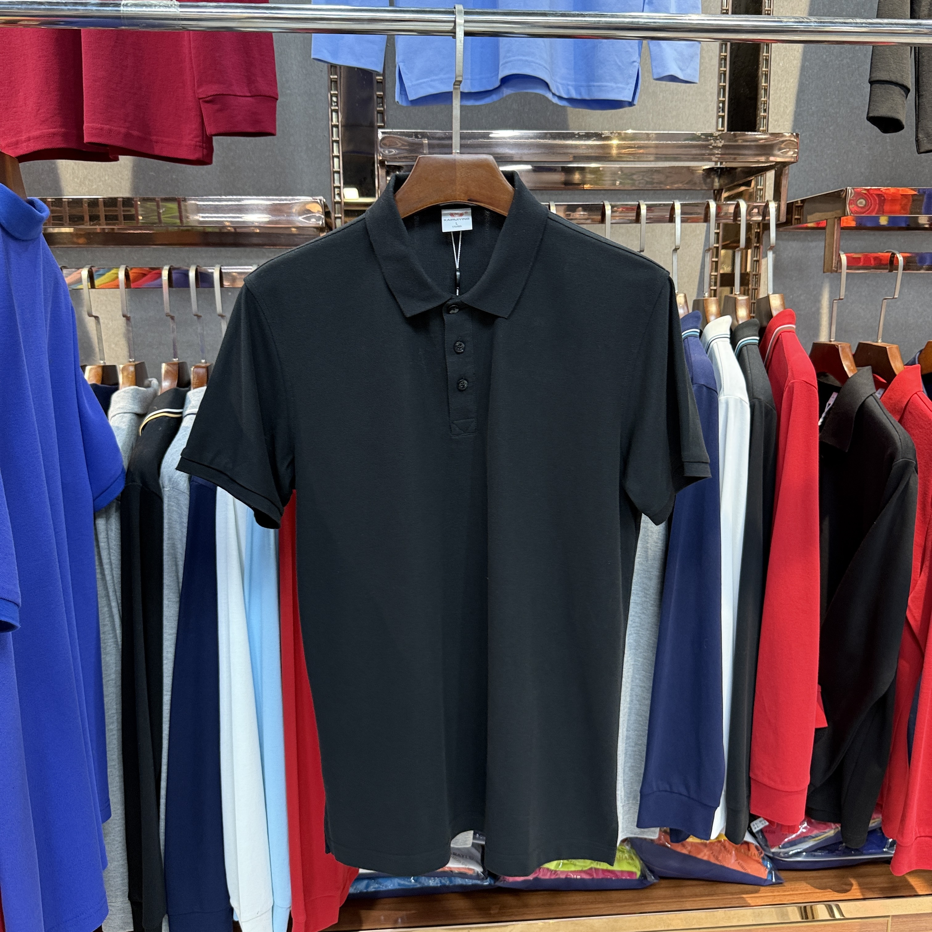 SK8899 80% Cotton  20% Cupro Short-Sleeved Polo Shirt