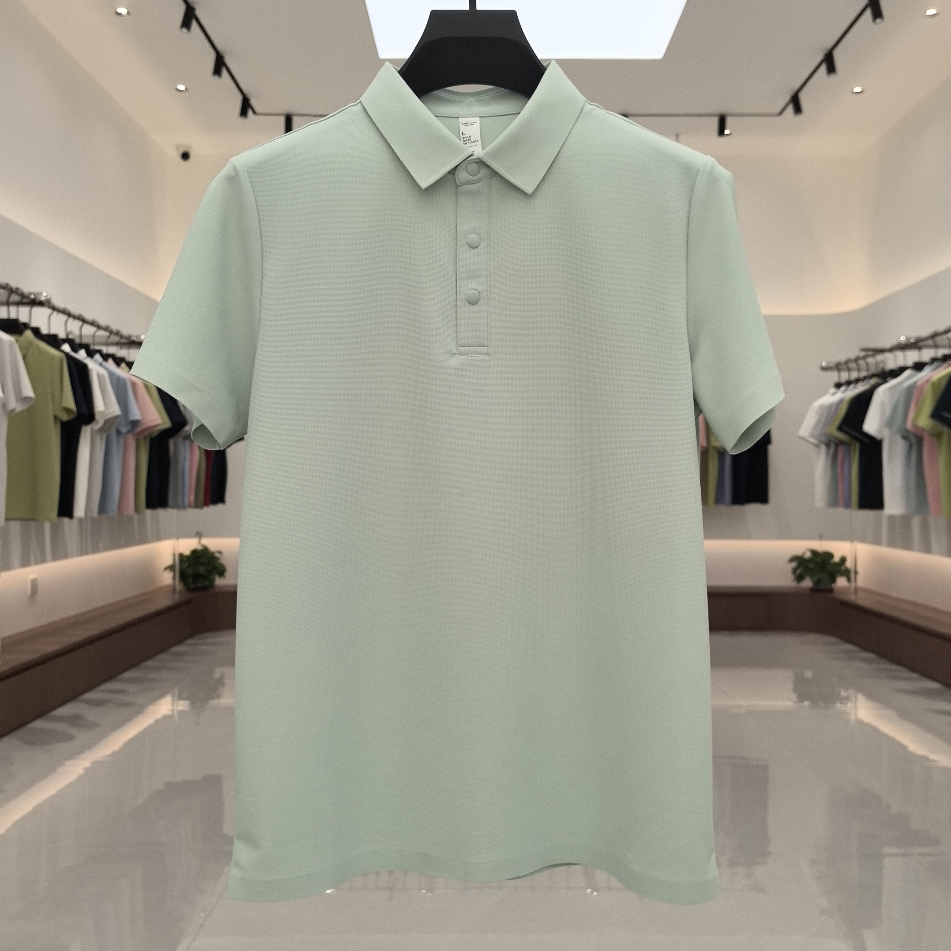 XXD5100 74.5% Polyamide 25.5% Spandex Short-Sleeved Polo Shirt