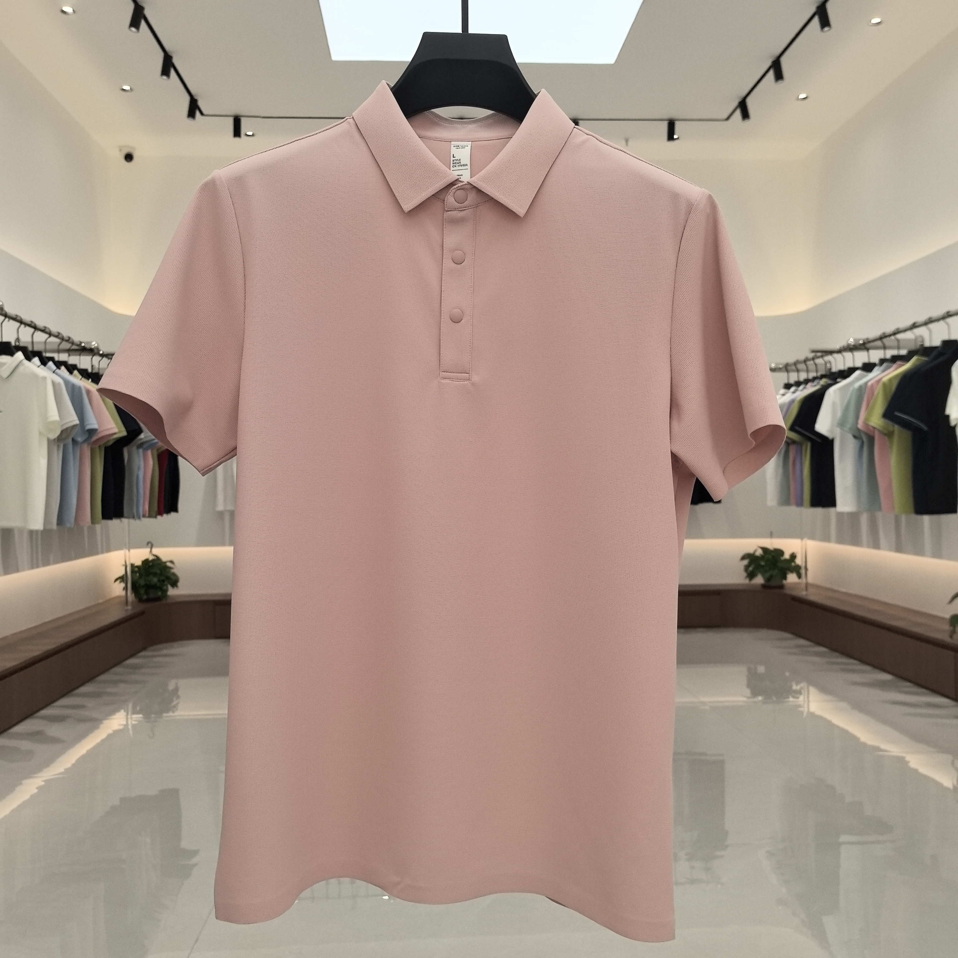 XXD5100 74.5% Polyamide 25.5% Spandex Short-Sleeved Polo Shirt
