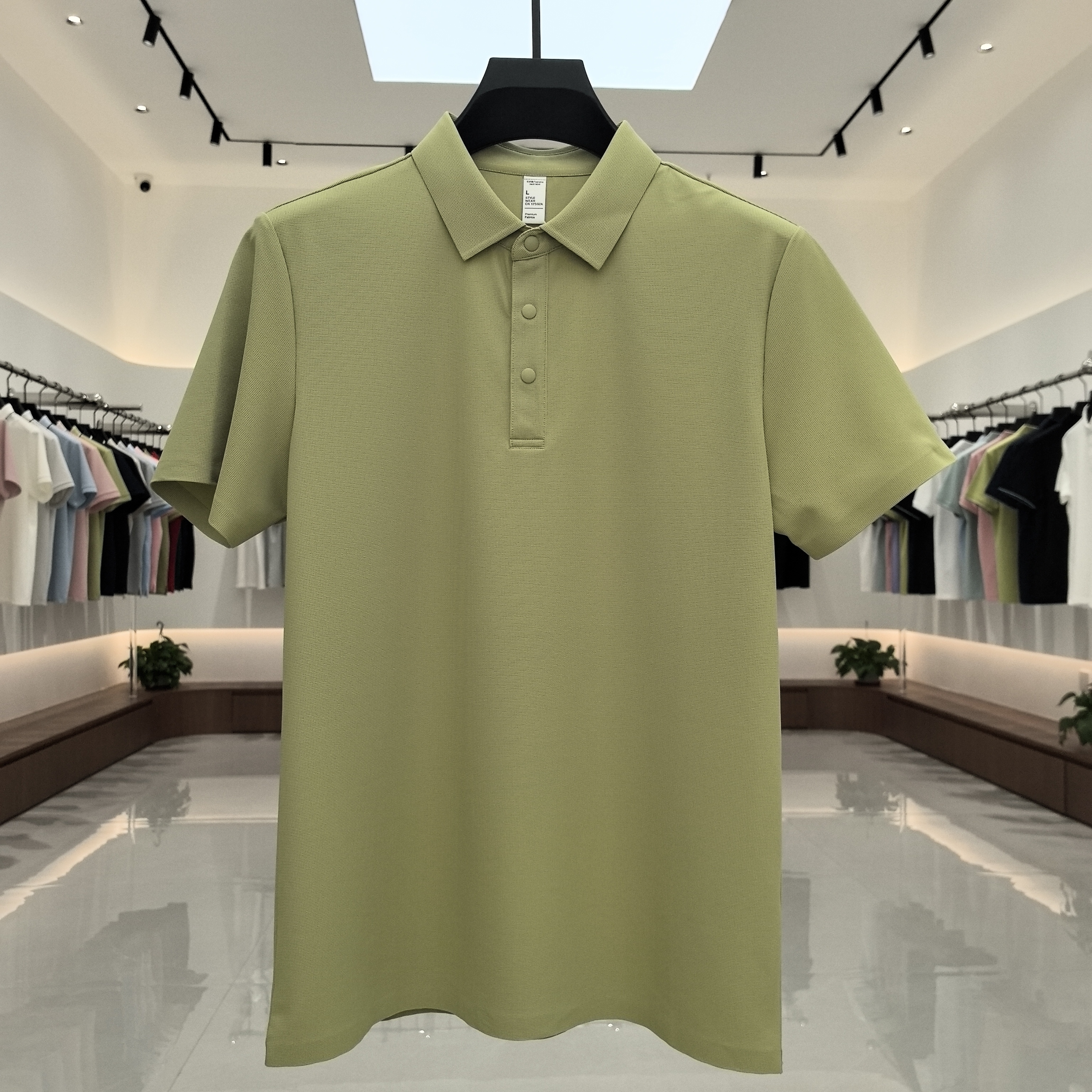 XXD5100 74.5% Polyamide 25.5% Spandex Short-Sleeved Polo Shirt