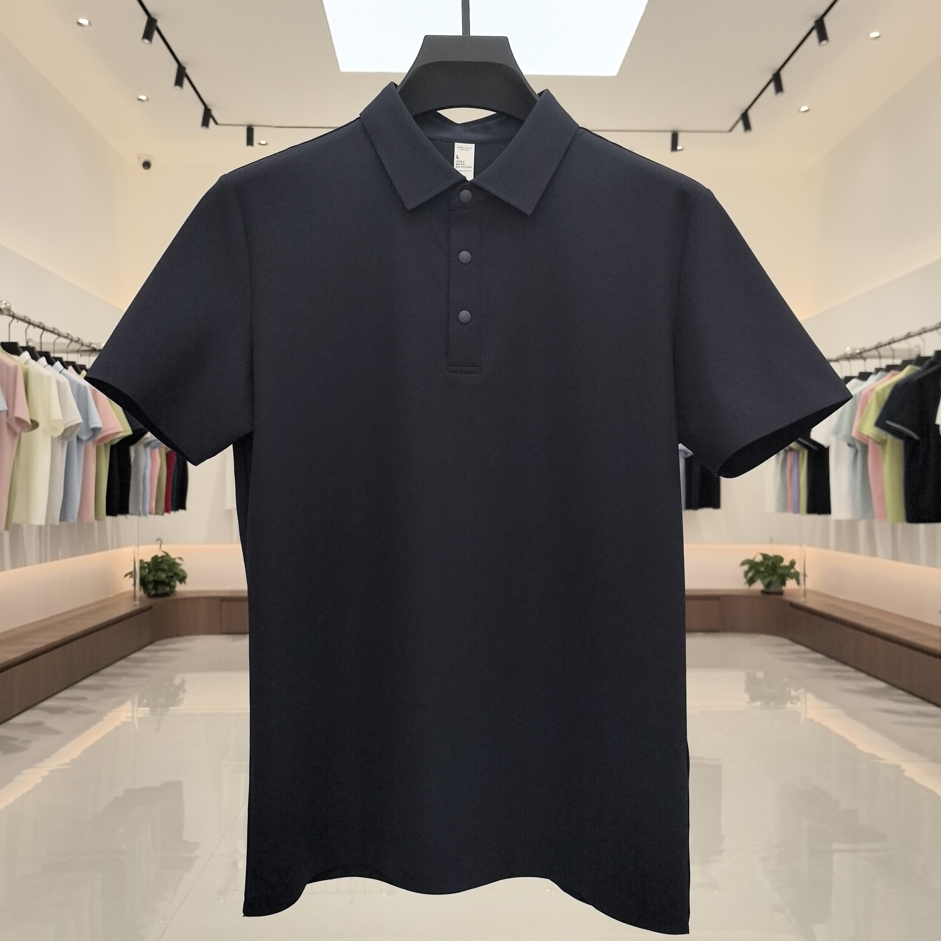 XXD5100 74.5% Polyamide 25.5% Spandex Short-Sleeved Polo Shirt