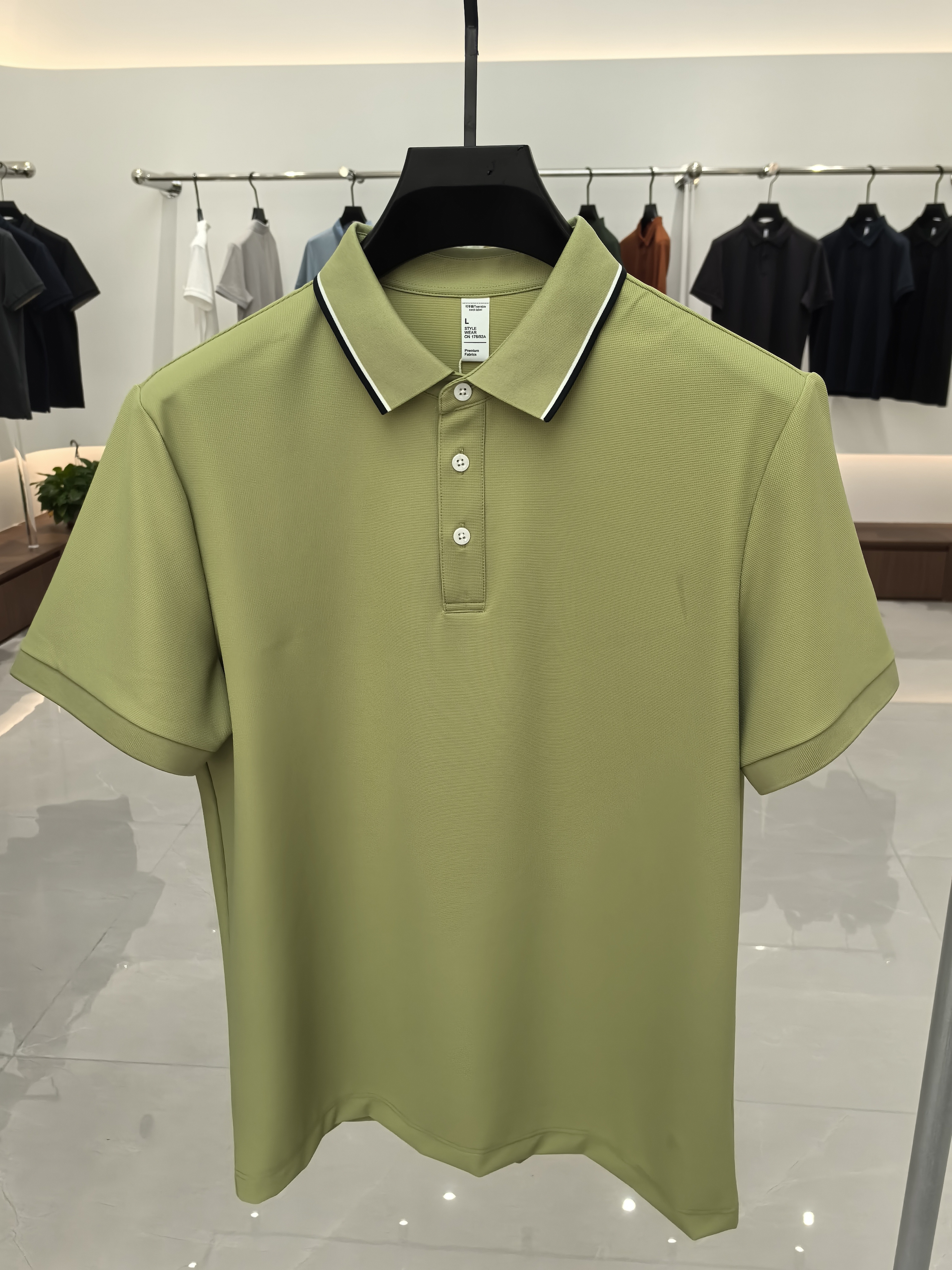 XXD5105 74.5% Polyamide 25.5% Spandex Short-Sleeved Polo Shirt