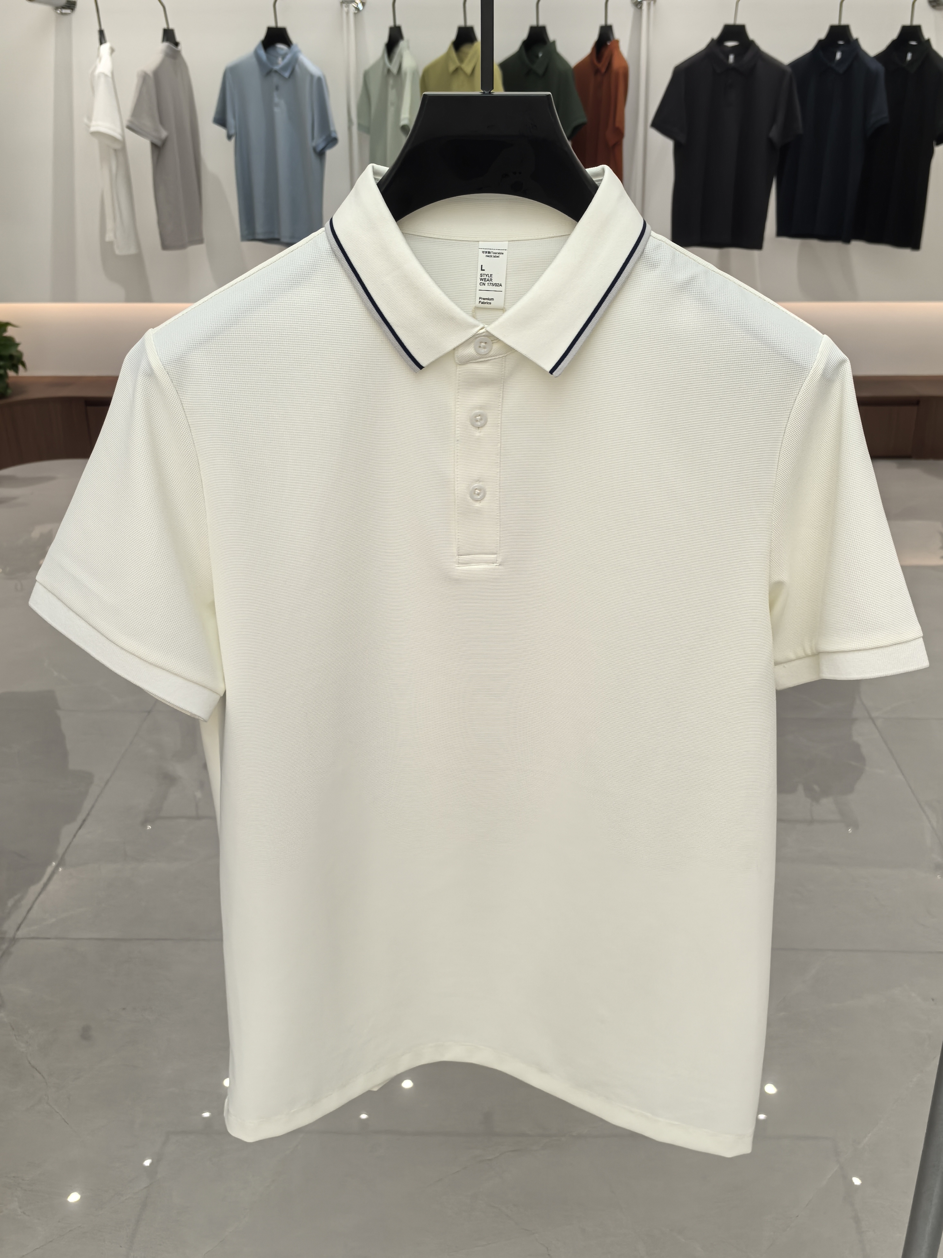XXD5105 74.5% Polyamide 25.5% Spandex Short-Sleeved Polo Shirt
