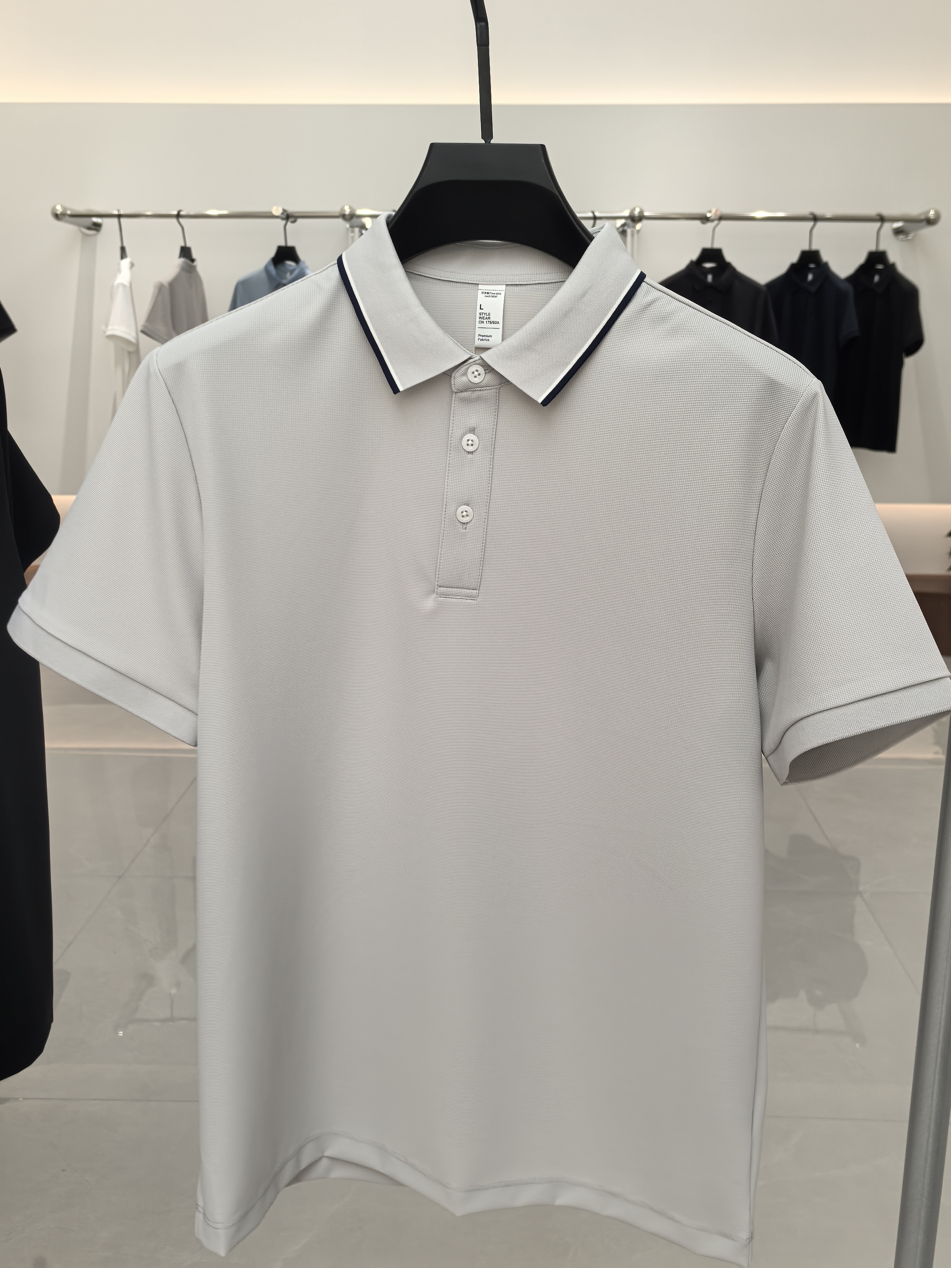 XXD5105 74.5% Polyamide 25.5% Spandex Short-Sleeved Polo Shirt