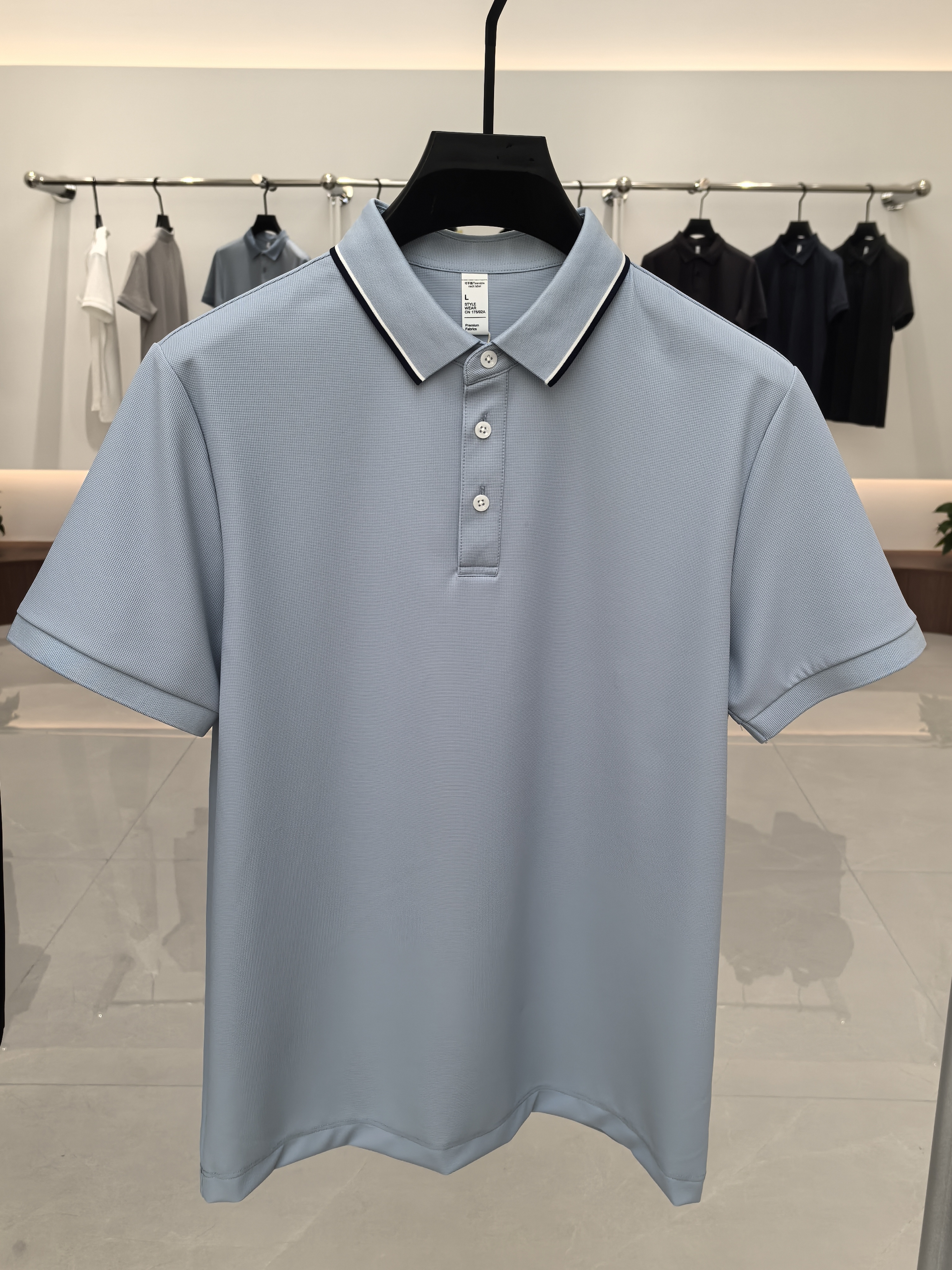 XXD5105 74.5% Polyamide 25.5% Spandex Short-Sleeved Polo Shirt