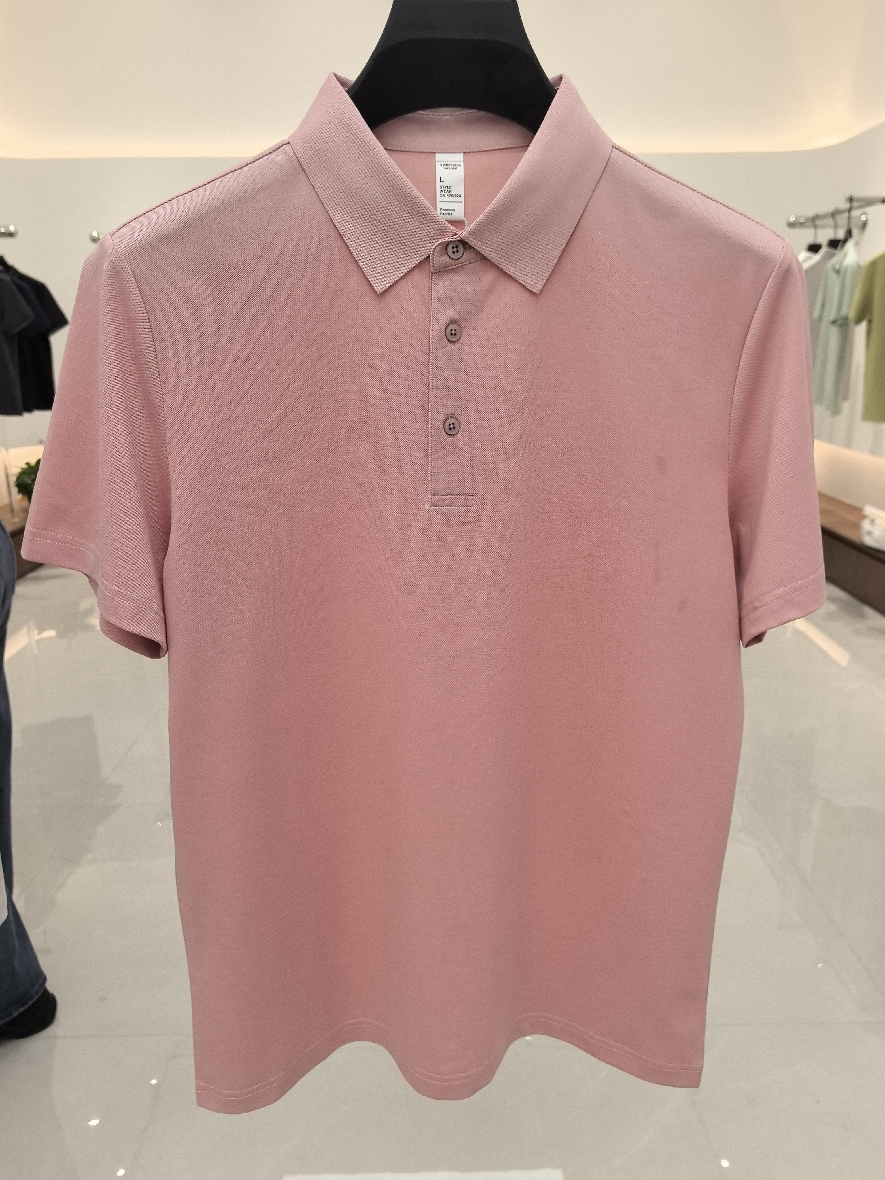 XXD5800 51.4% Polyester 35.7% Cotton 8.3% Modal 4.6% Spandex Short-Sleeved Polo Shirt