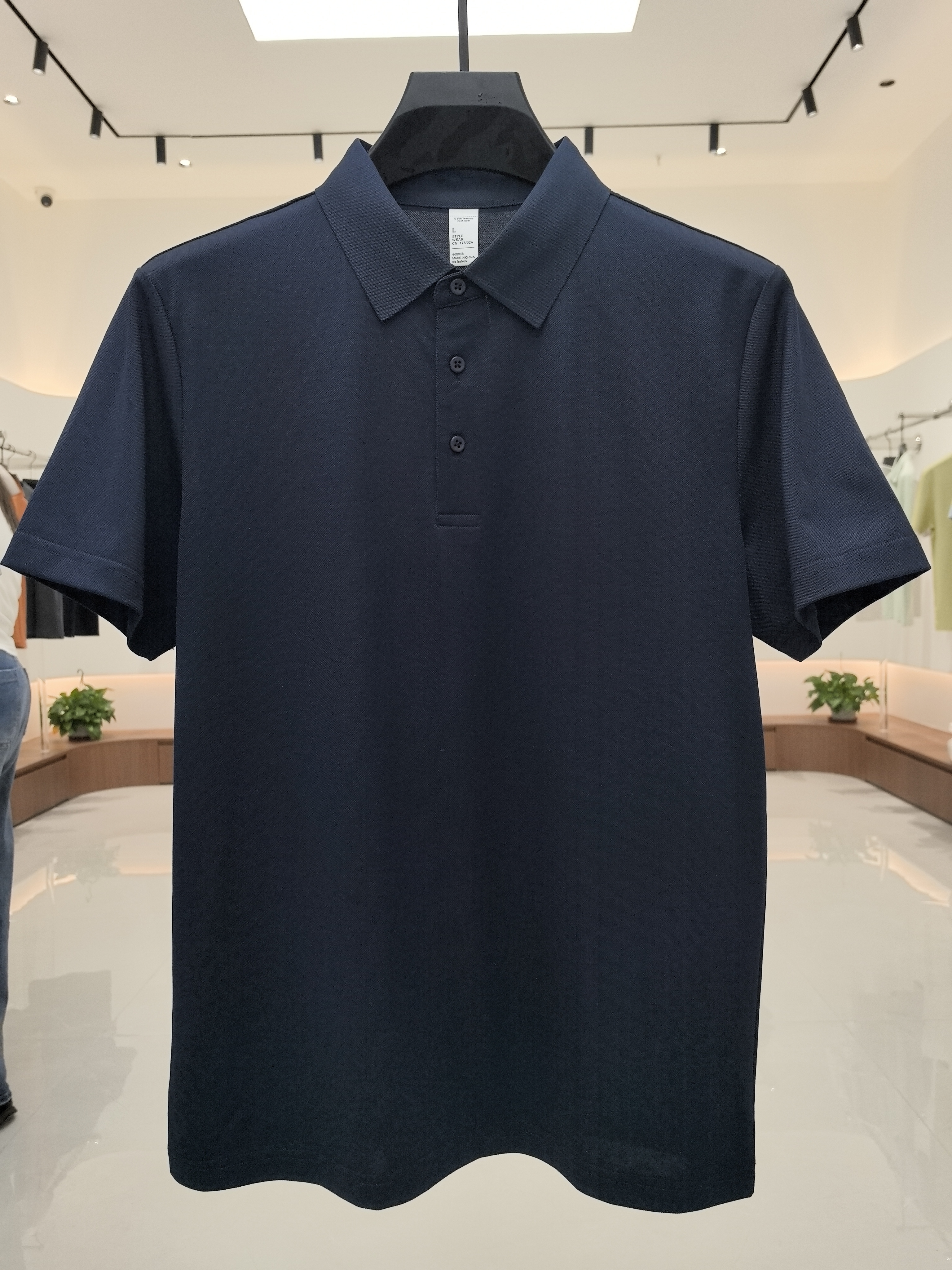 XXD5800 51.4% Polyester 35.7% Cotton 8.3% Modal 4.6% Spandex Short-Sleeved Polo Shirt