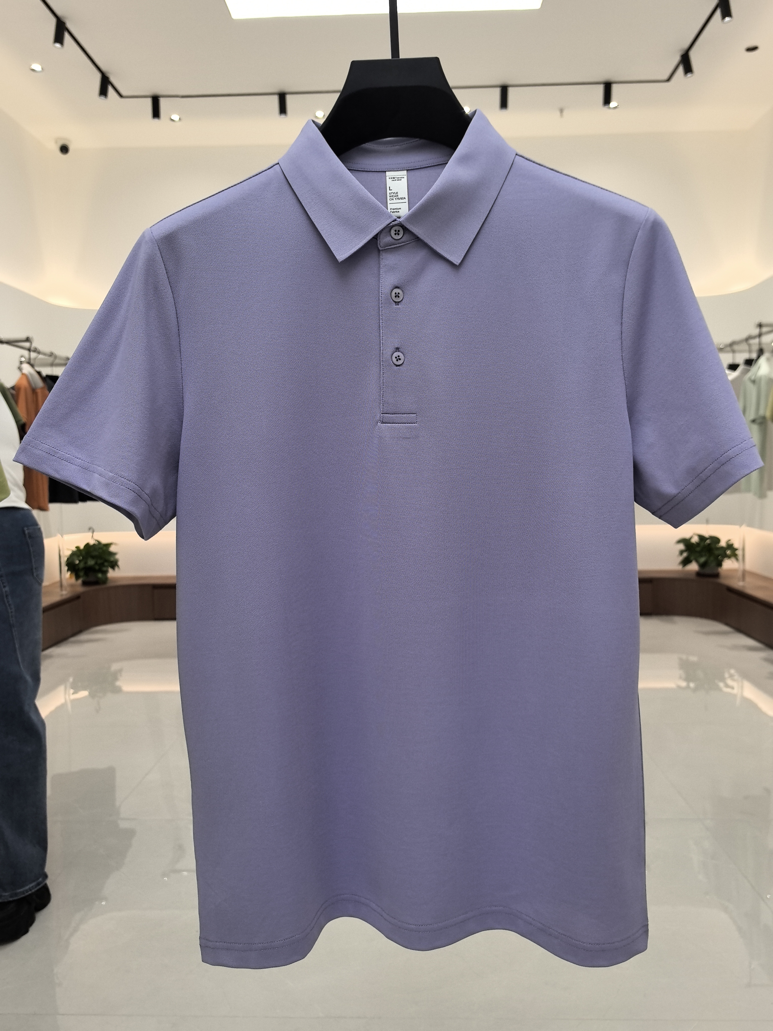 XXD5800 51.4% Polyester 35.7% Cotton 8.3% Modal 4.6% Spandex Short-Sleeved Polo Shirt