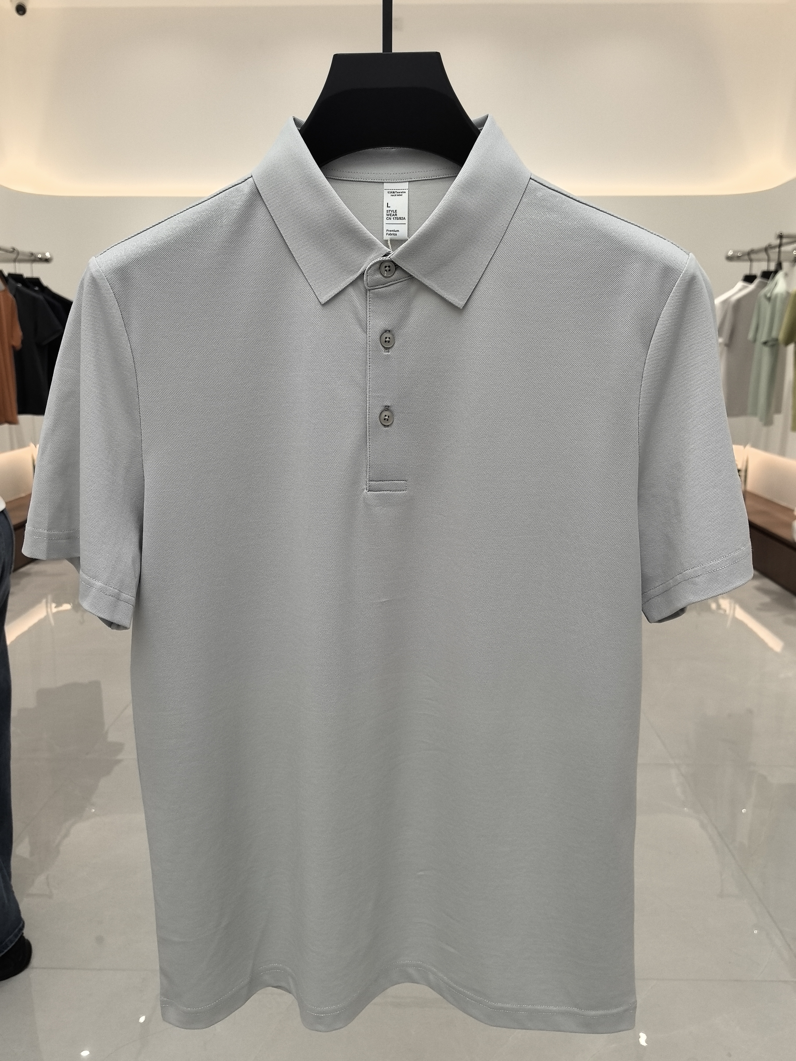 XXD5800 51.4% Polyester 35.7% Cotton 8.3% Modal 4.6% Spandex Short-Sleeved Polo Shirt