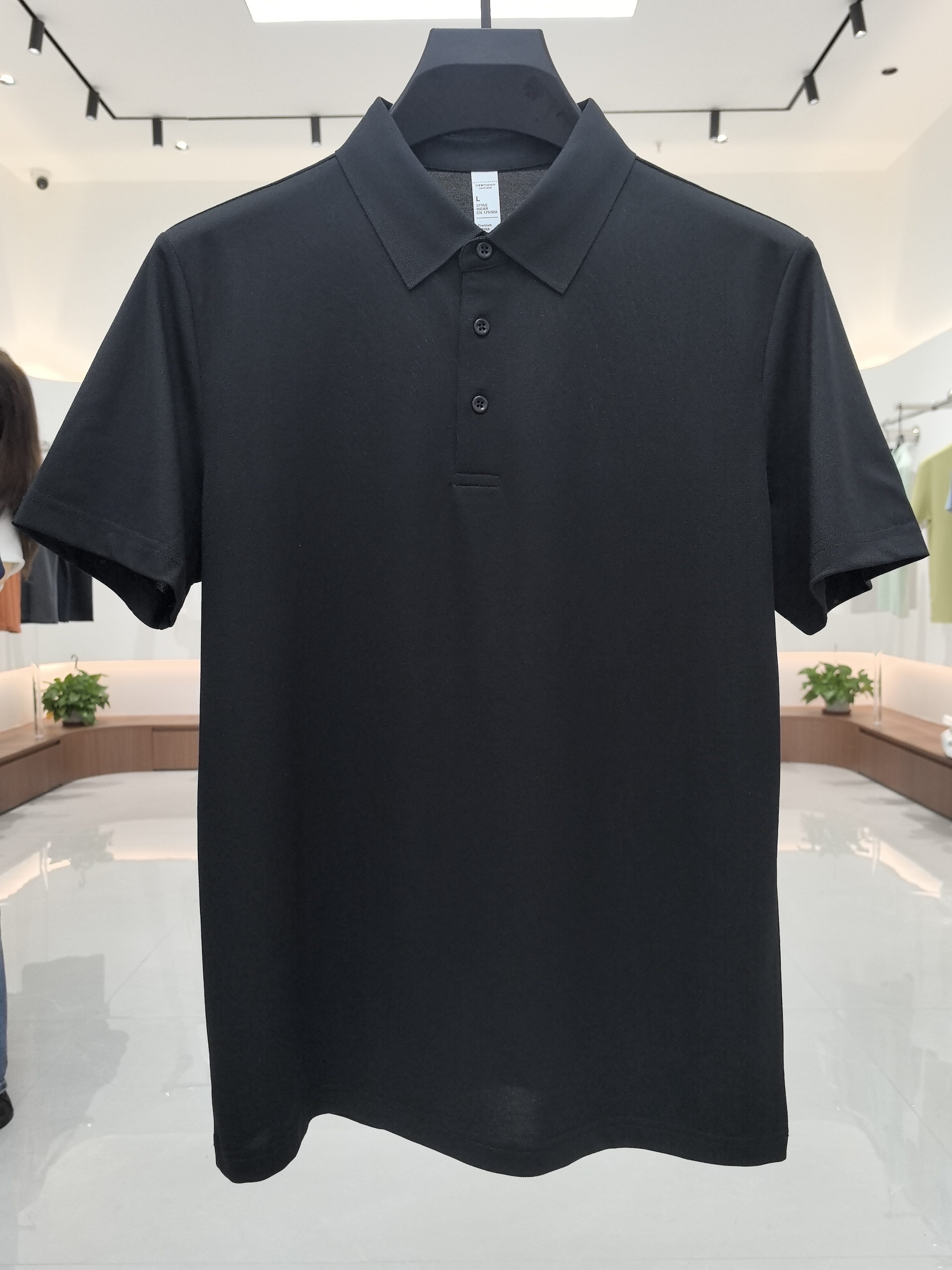 XXD5800 51.4% Polyester 35.7% Cotton 8.3% Modal 4.6% Spandex Short-Sleeved Polo Shirt