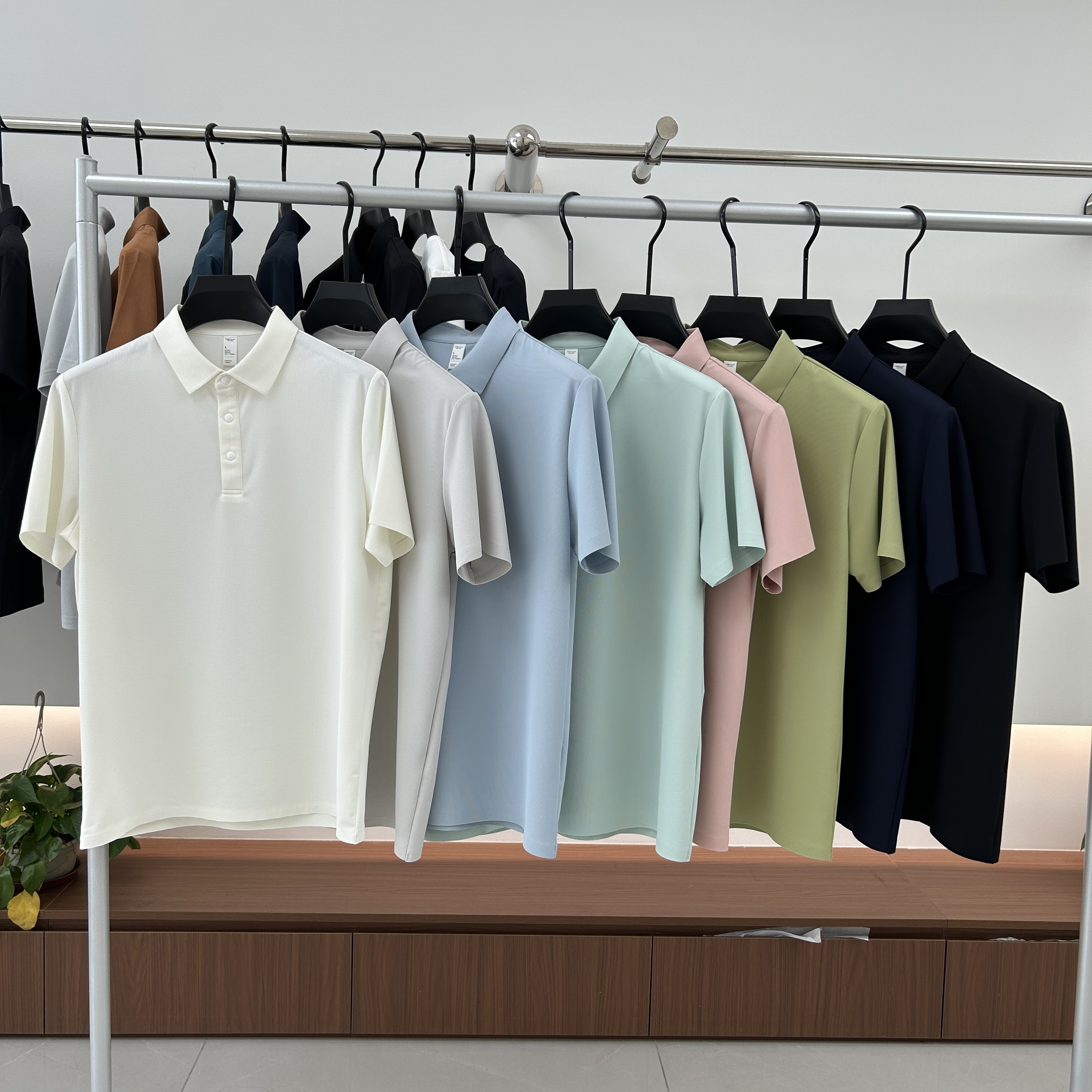 XXD5100 74.5% Polyamide 25.5% Spandex Short-Sleeved Polo Shirt