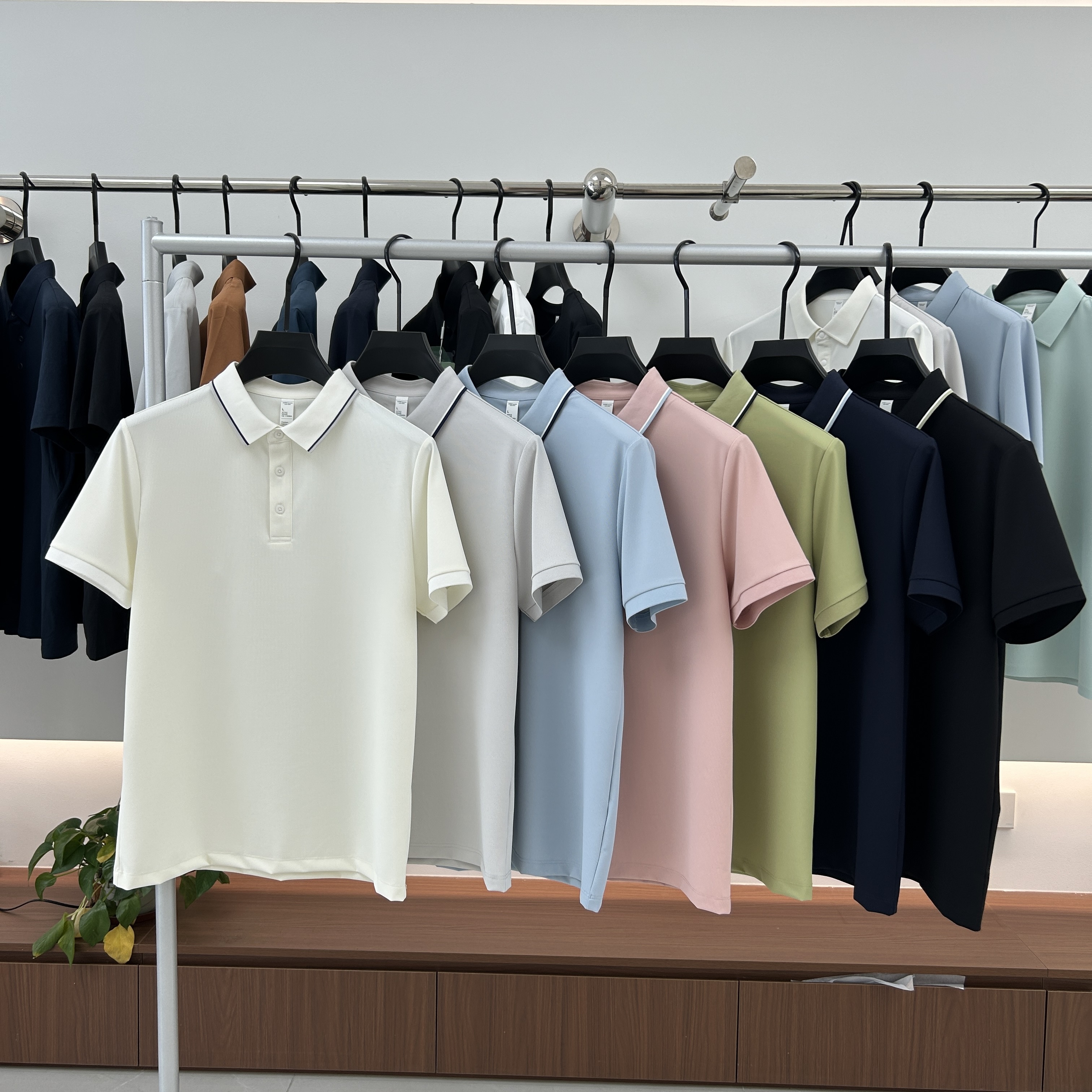 XXD5105 74.5% Polyamide 25.5% Spandex Short-Sleeved Polo Shirt
