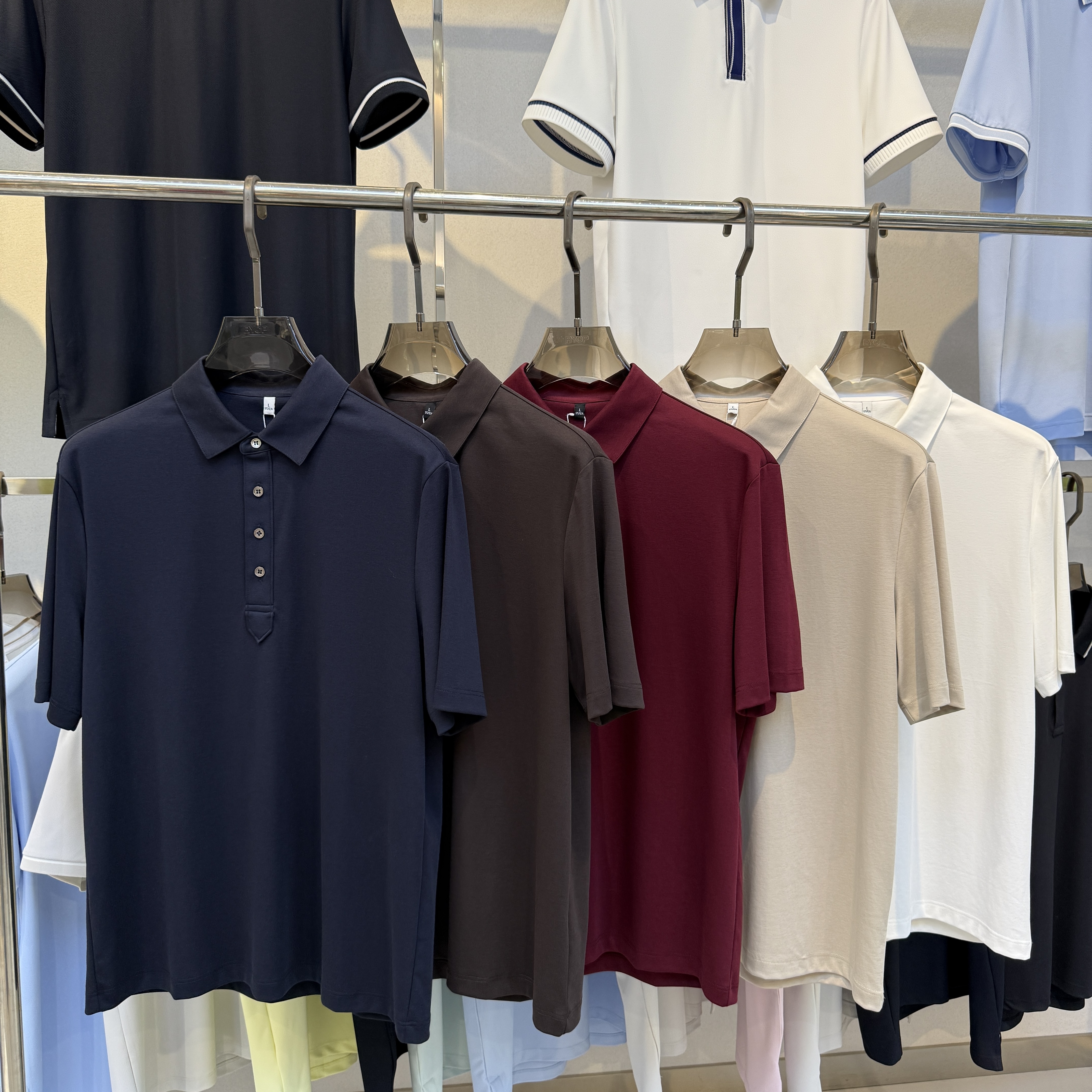 BSW7613 75.9% Cotton  24.1% Polyester Polo shirt