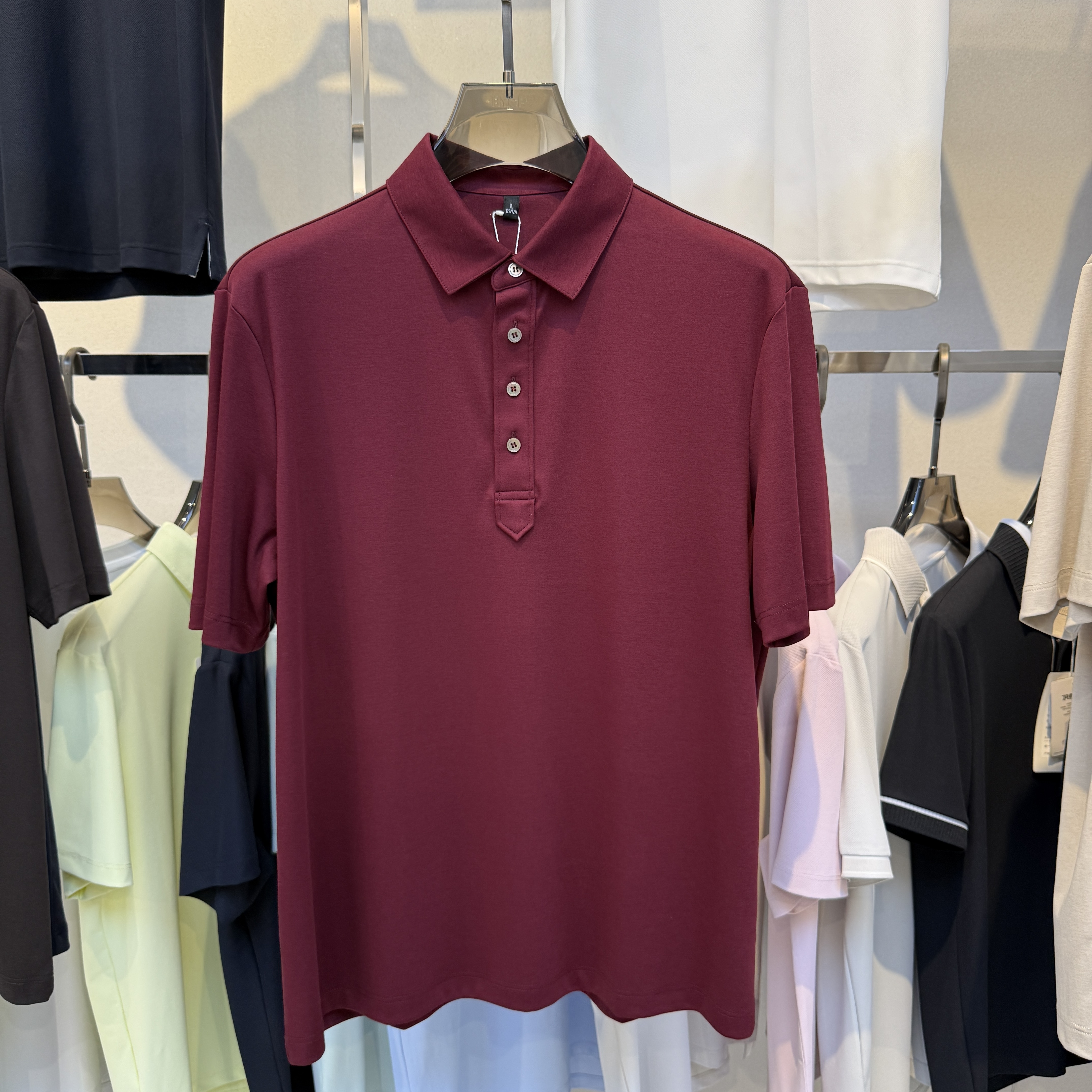 BSW7613 75.9% Cotton  24.1% Polyester Polo shirt