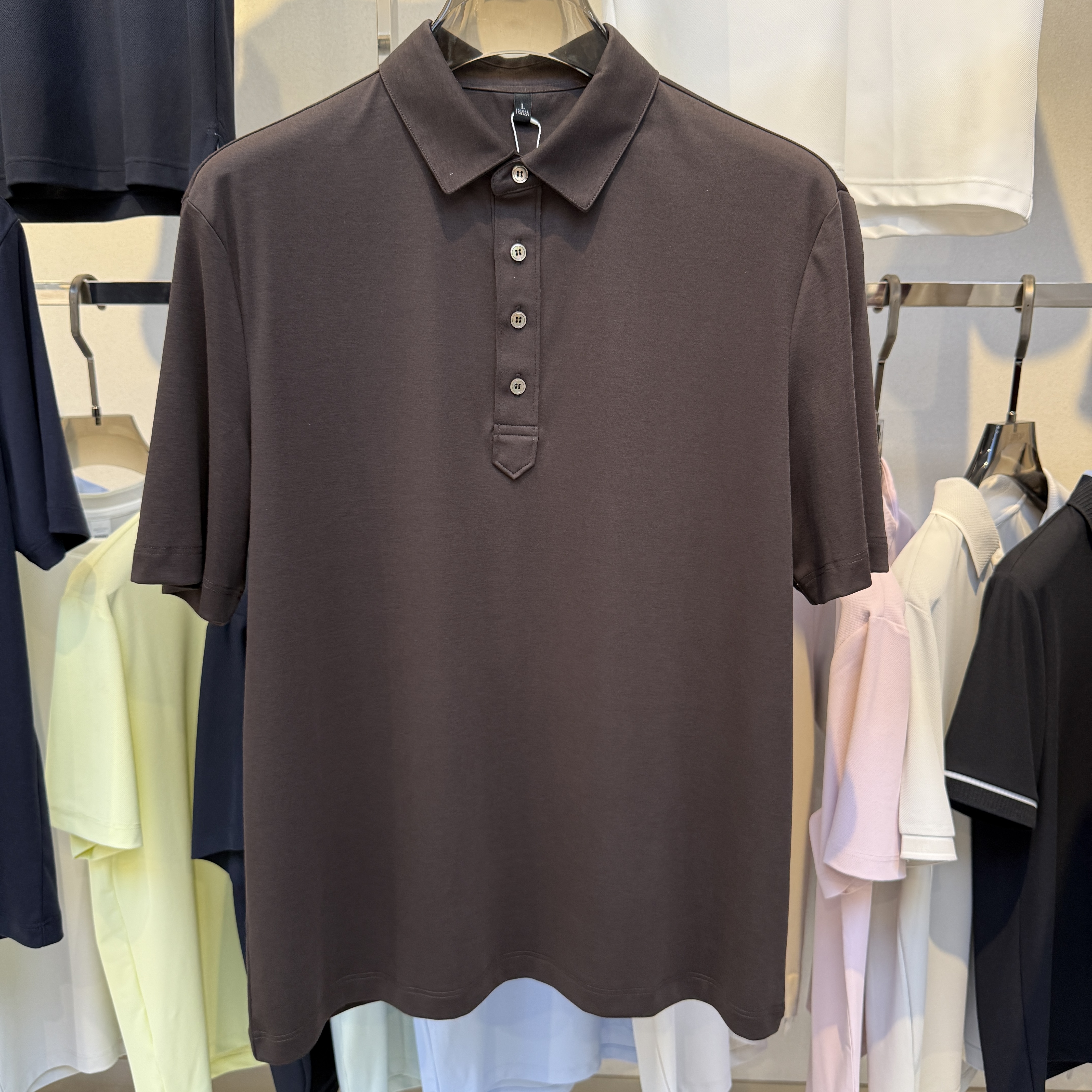 BSW7613 75.9% Cotton  24.1% Polyester Polo shirt