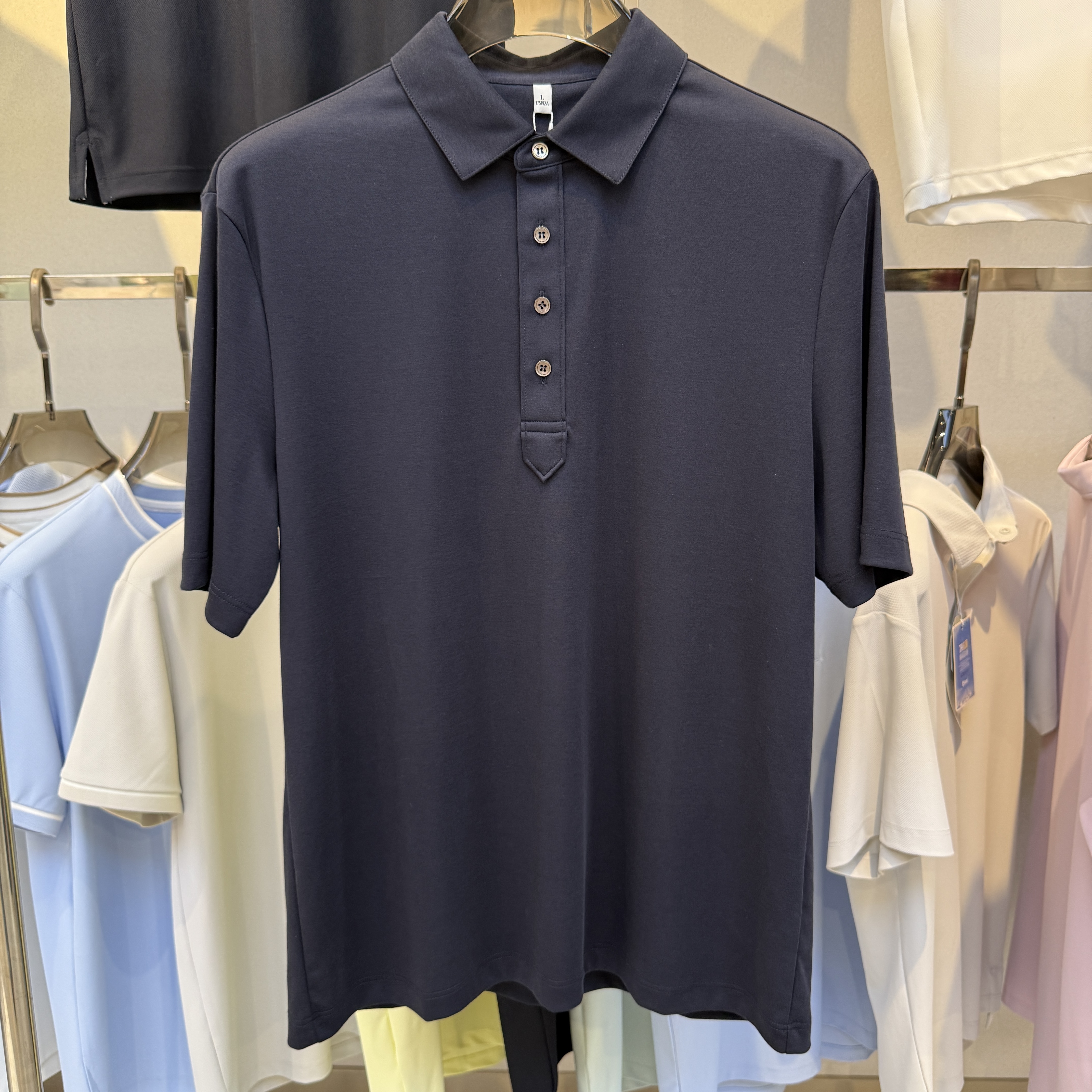 BSW7613 75.9% Cotton  24.1% Polyester Polo shirt