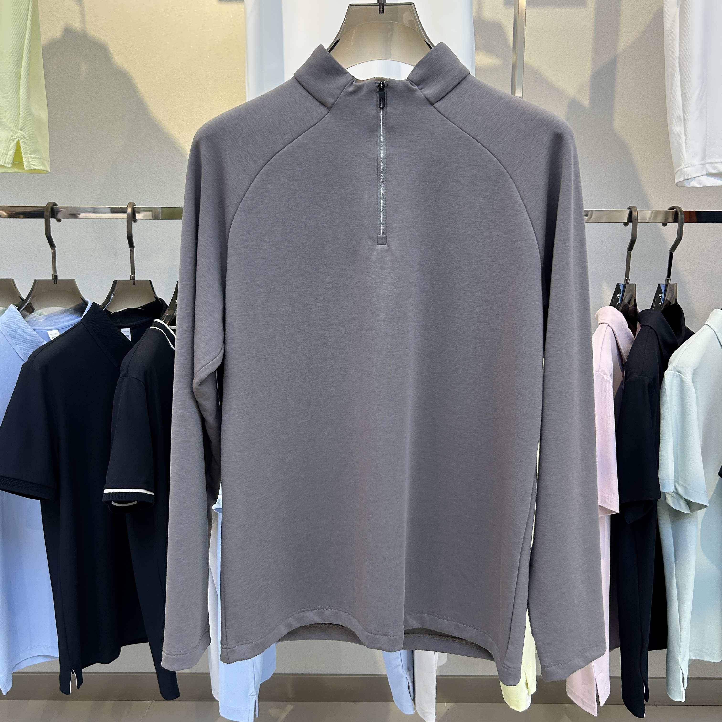 BSW5701 33.1%Cotton, 29.2%Polyester, 24.7%Lyocell, 13%Spandex  Long-Sleeve Polo shirt