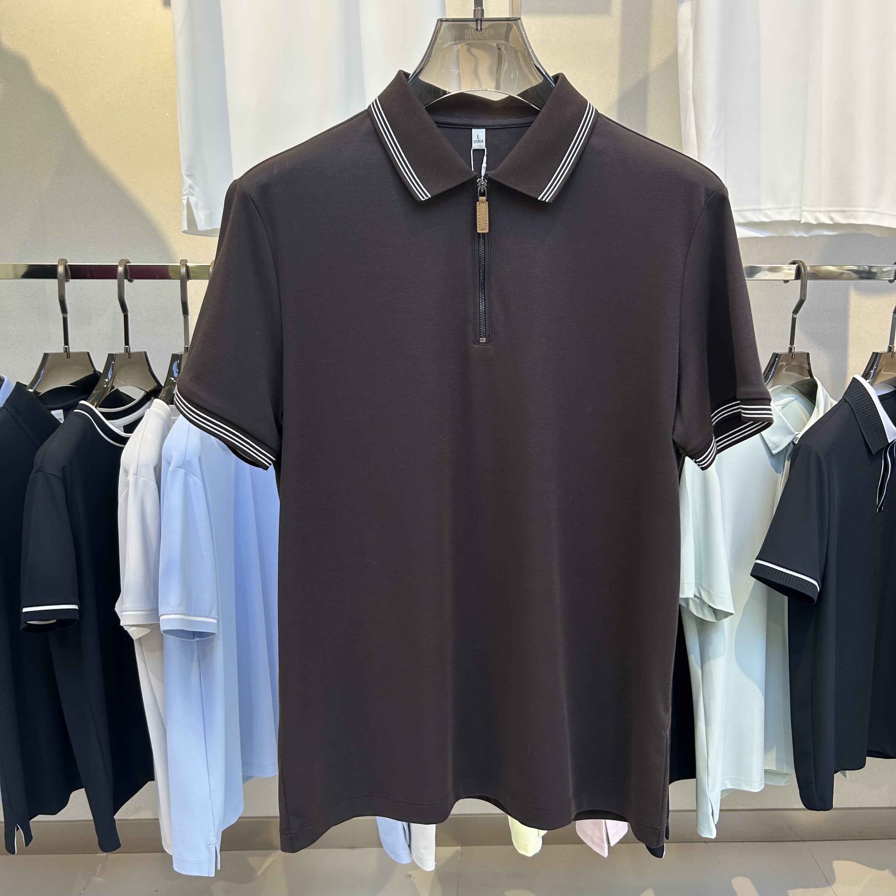 BSW6620 75.9% Cotton 24.1% Polyester Short-sleeve Polo shirt