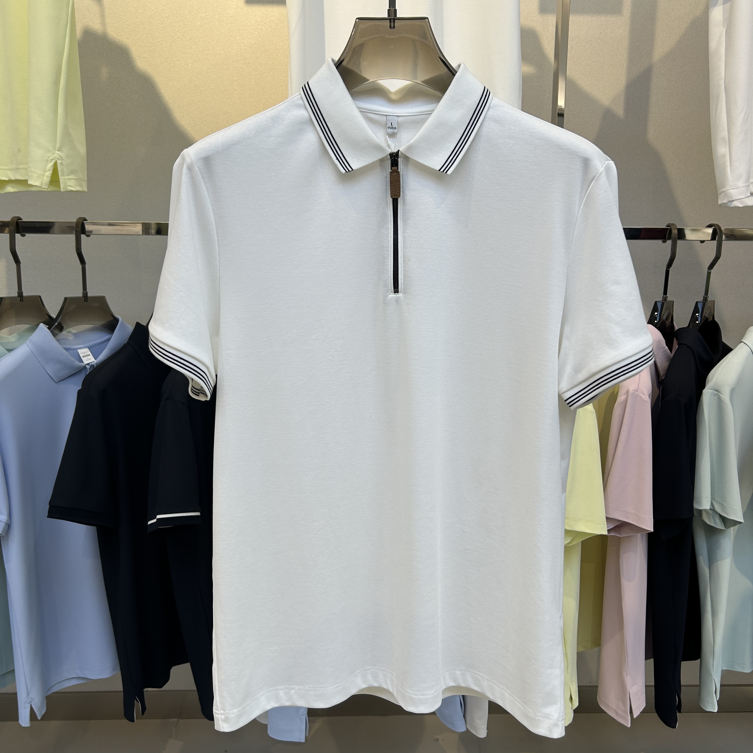 BSW6620 75.9% Cotton 24.1% Polyester Short-sleeve Polo shirt