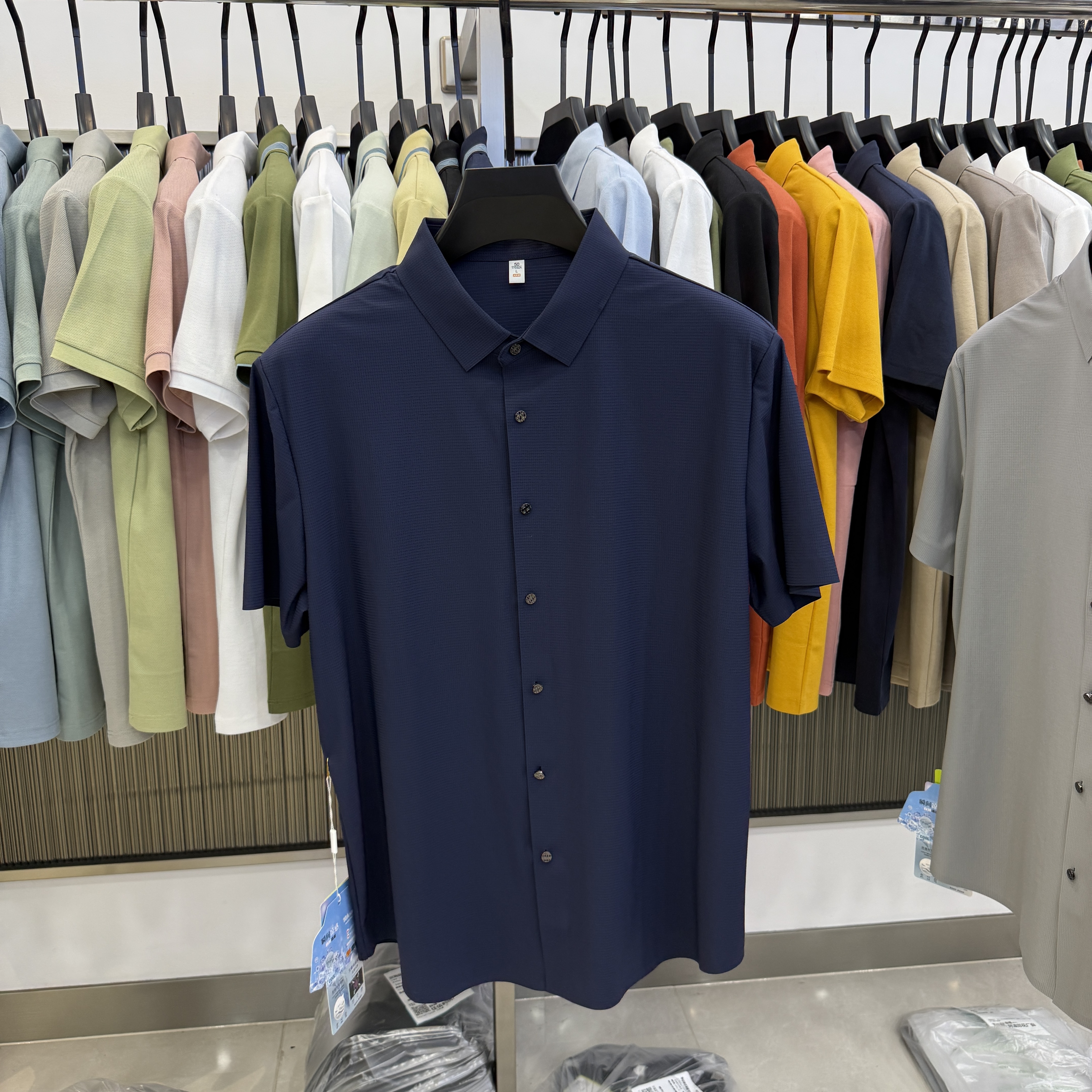 MX86630 82.5% Nylon 17.5% Spandex Polo Shirt