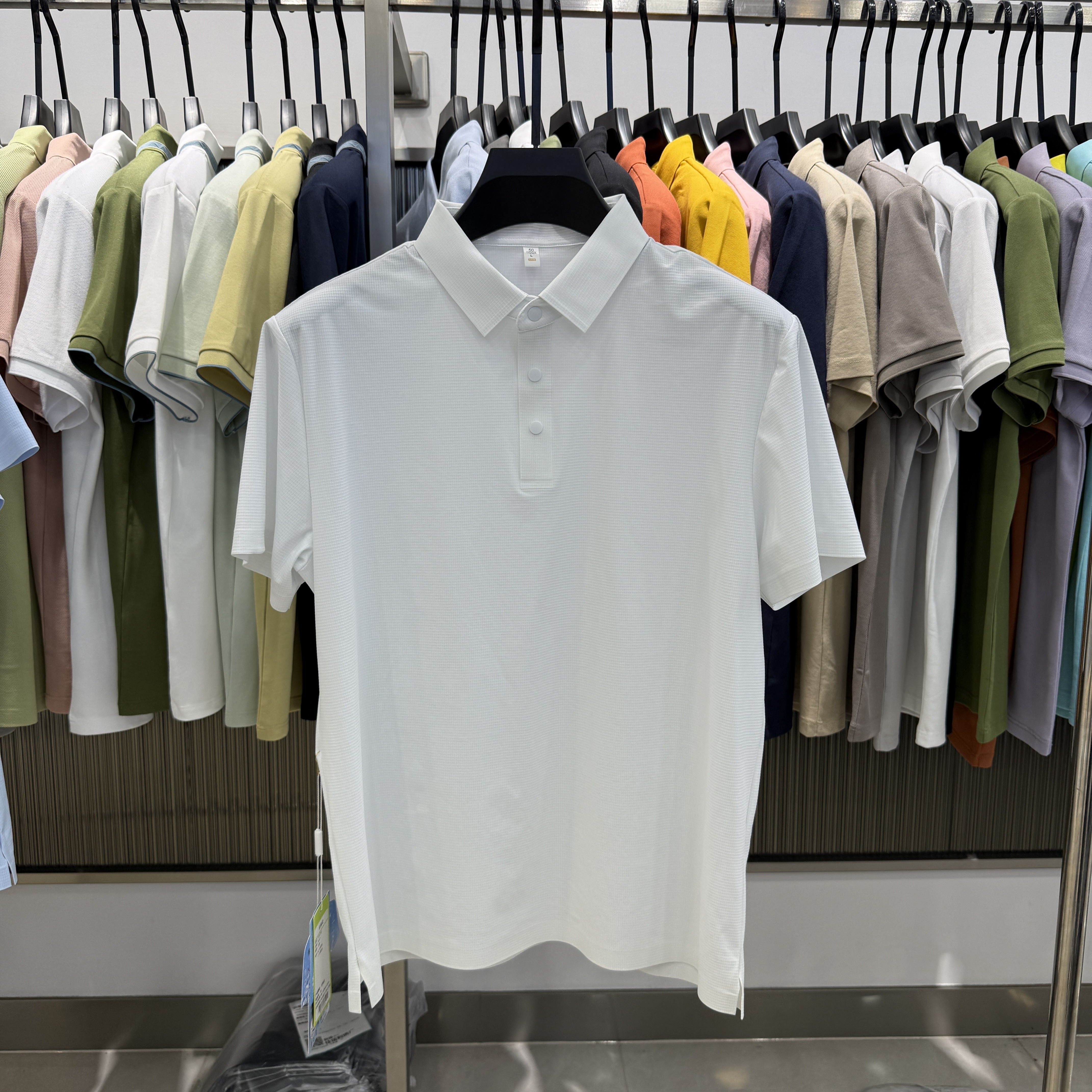 MX86631 82.5% Nylon 17.5% Spandex Polo Shirt