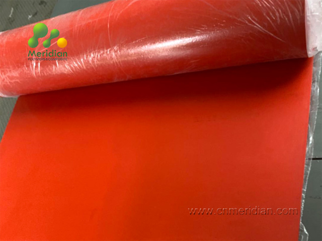 Red Natural Rubber Sheets
